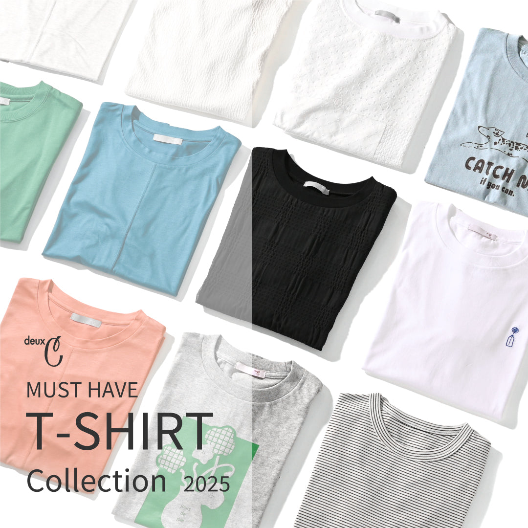 【無地TからプリントTまで】 1枚で映える!ドゥ・セーのレディースTシャツコレクション