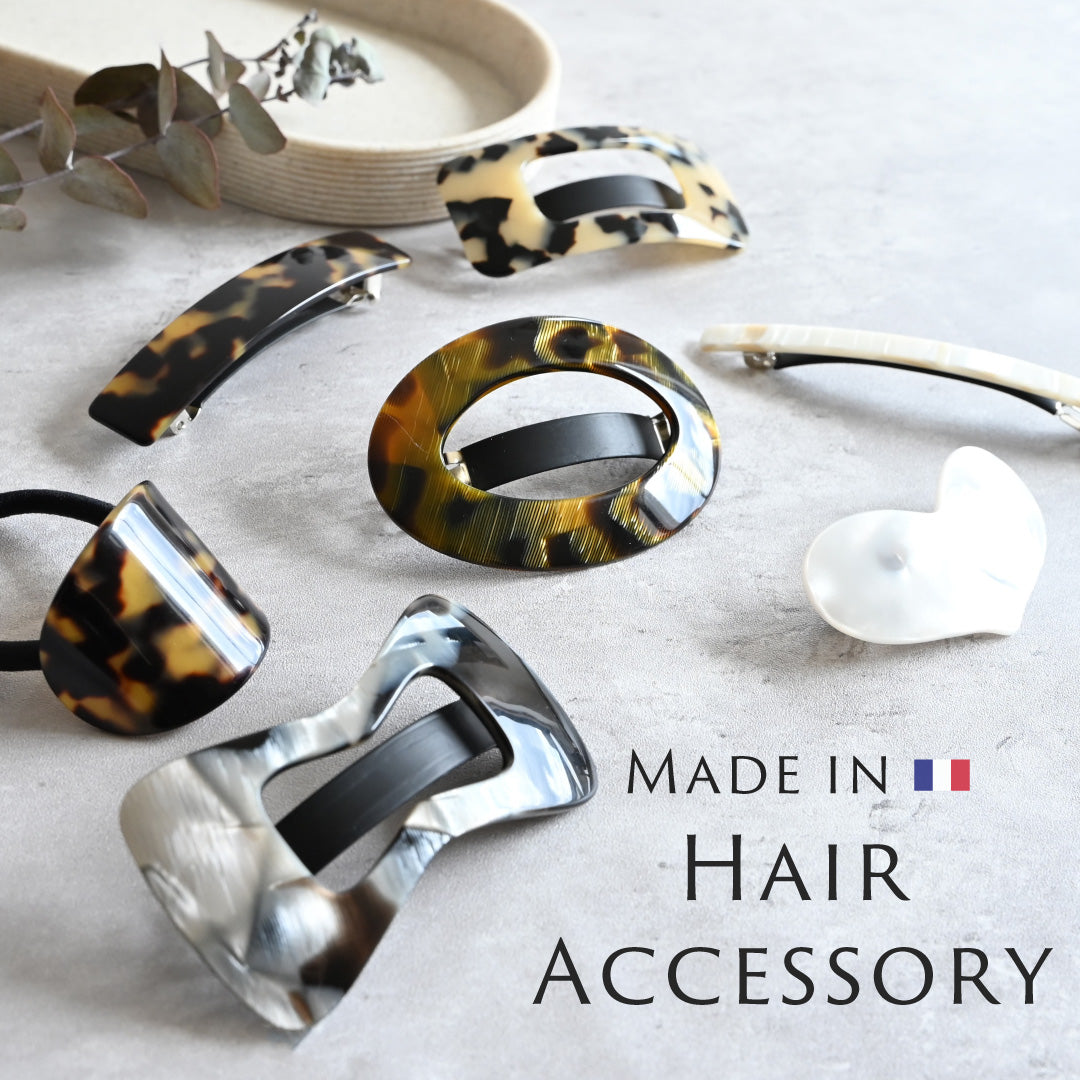 【バレッタ・ヘアゴム】プレゼントにもおすすめ!高品質なフランス製ヘアアクセサリー