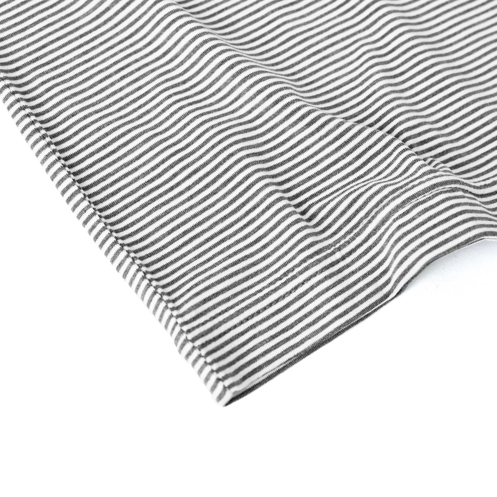 ウォームボーダークルーネックTシャツ 長袖