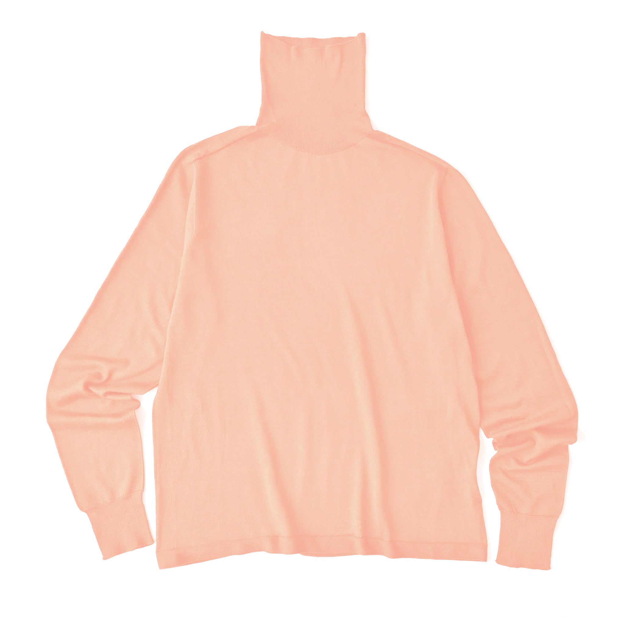 ハイゲージニット タートルネックプルオーバー 長袖