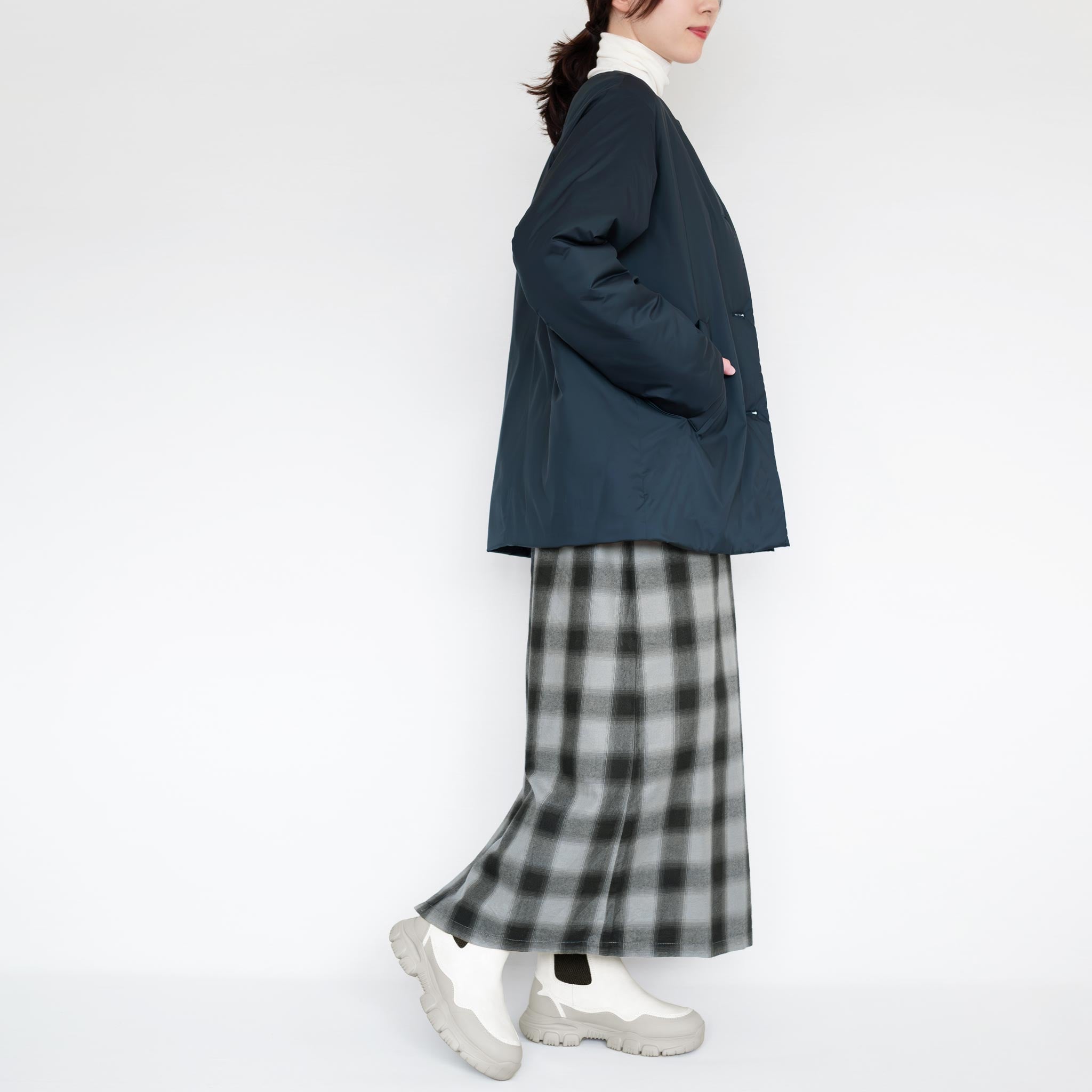 ピーチビエラチェック スカート