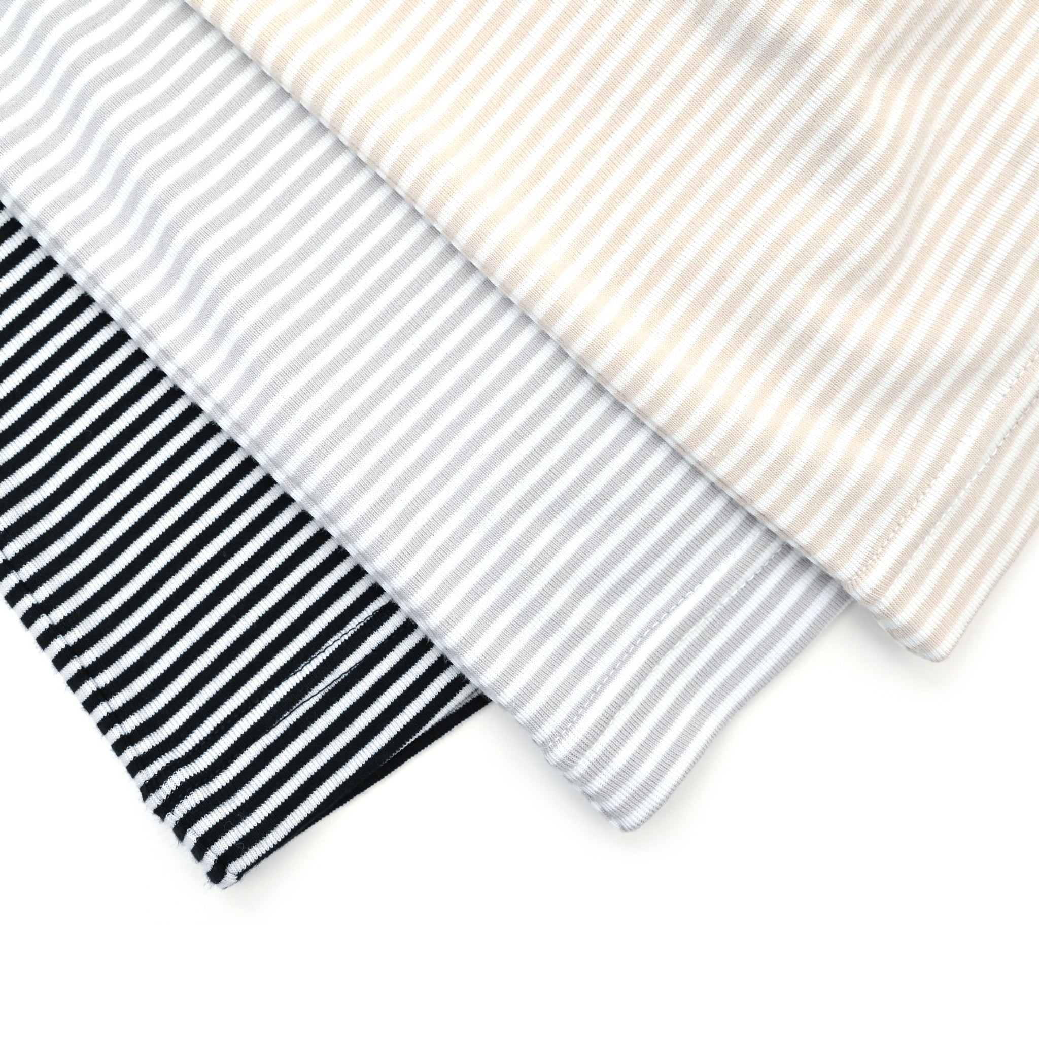 フライスボーダークルーネックTシャツ 長袖