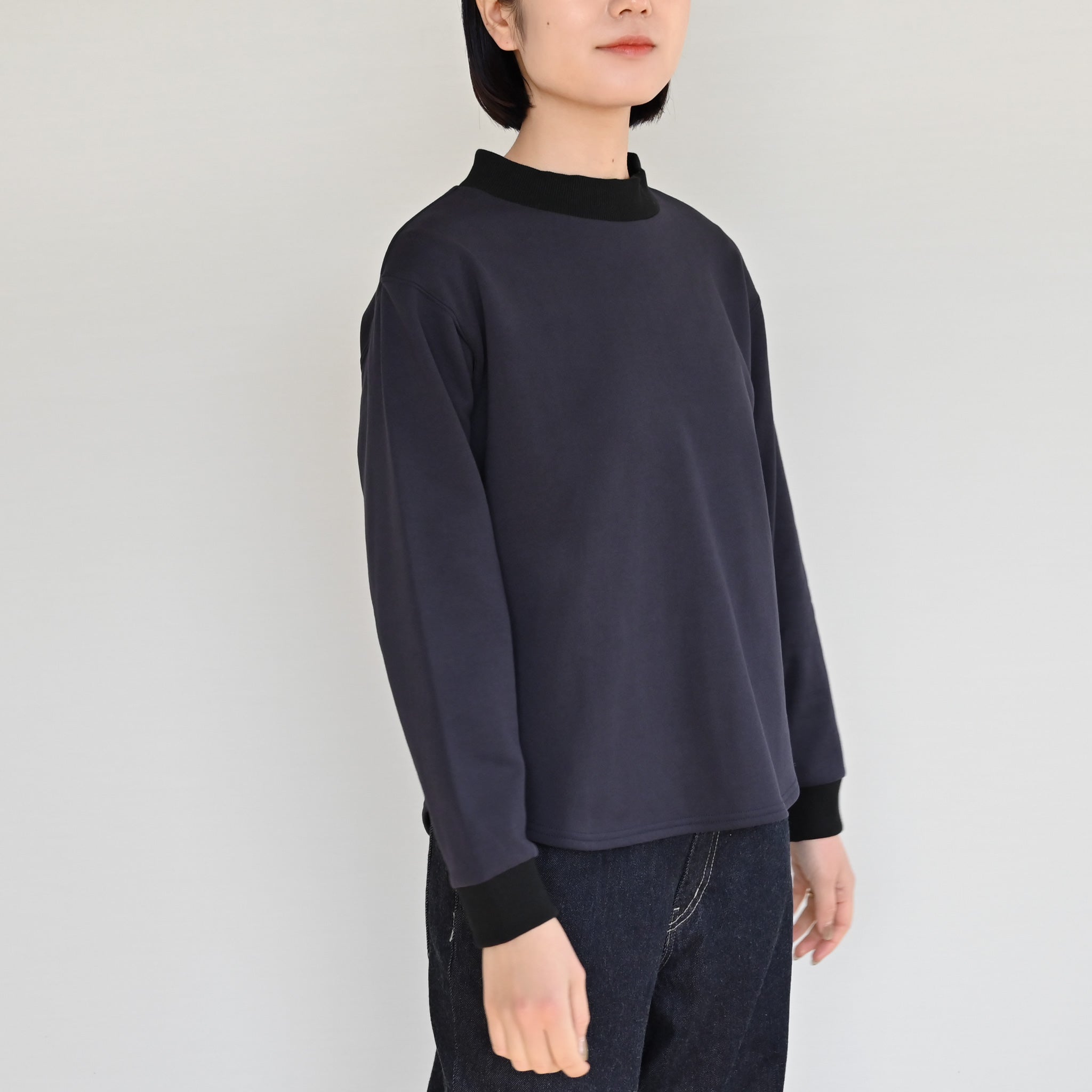 ソフトウラキモウプルオーバー 長袖