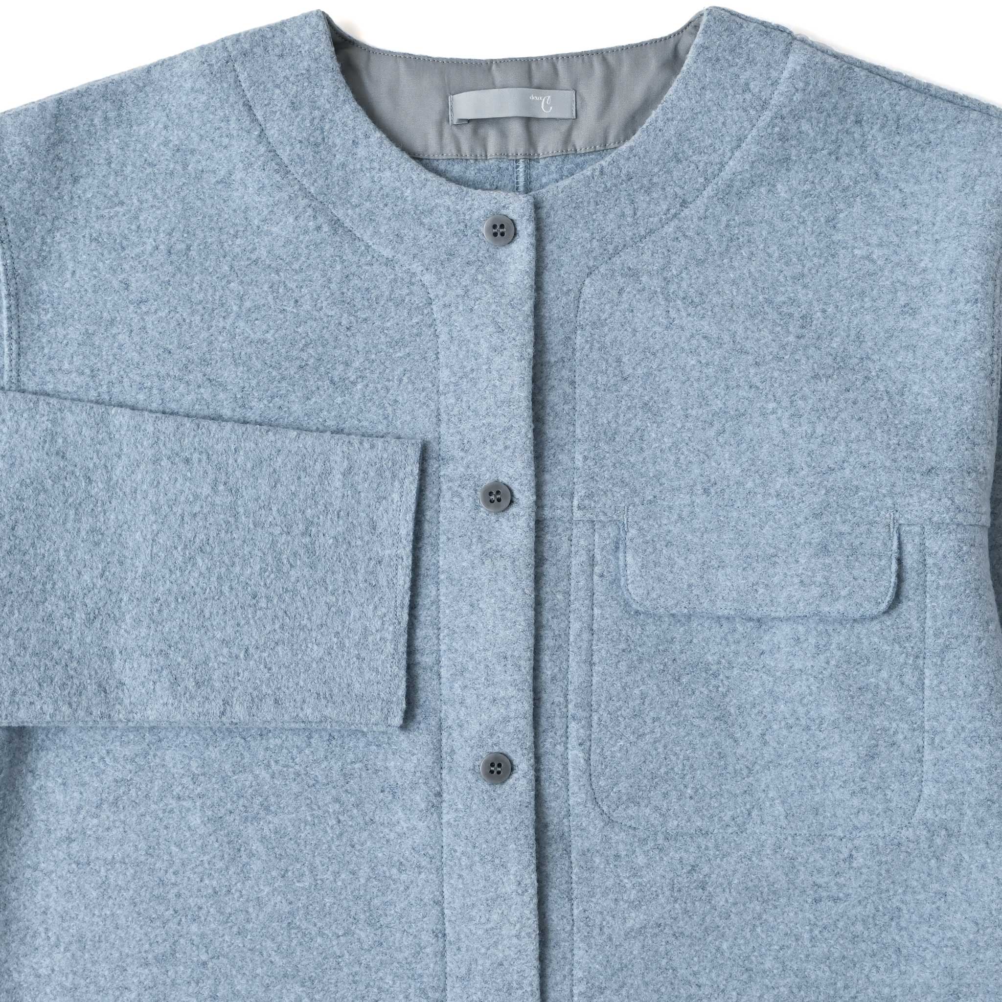 ウールリングカットジャケット 長袖