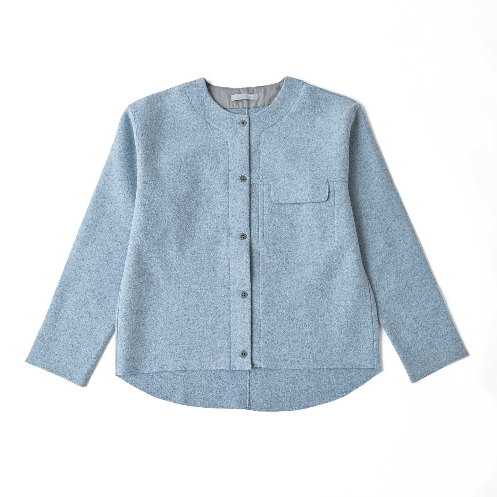 ウールリングカットジャケット 長袖