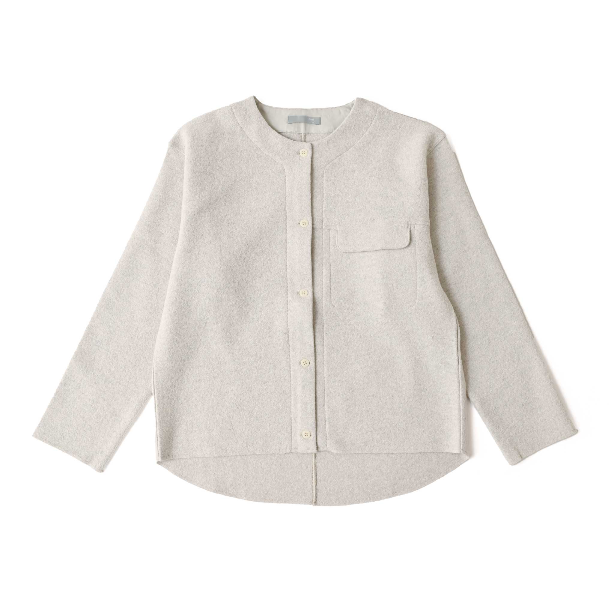 ウールリングカットジャケット 長袖