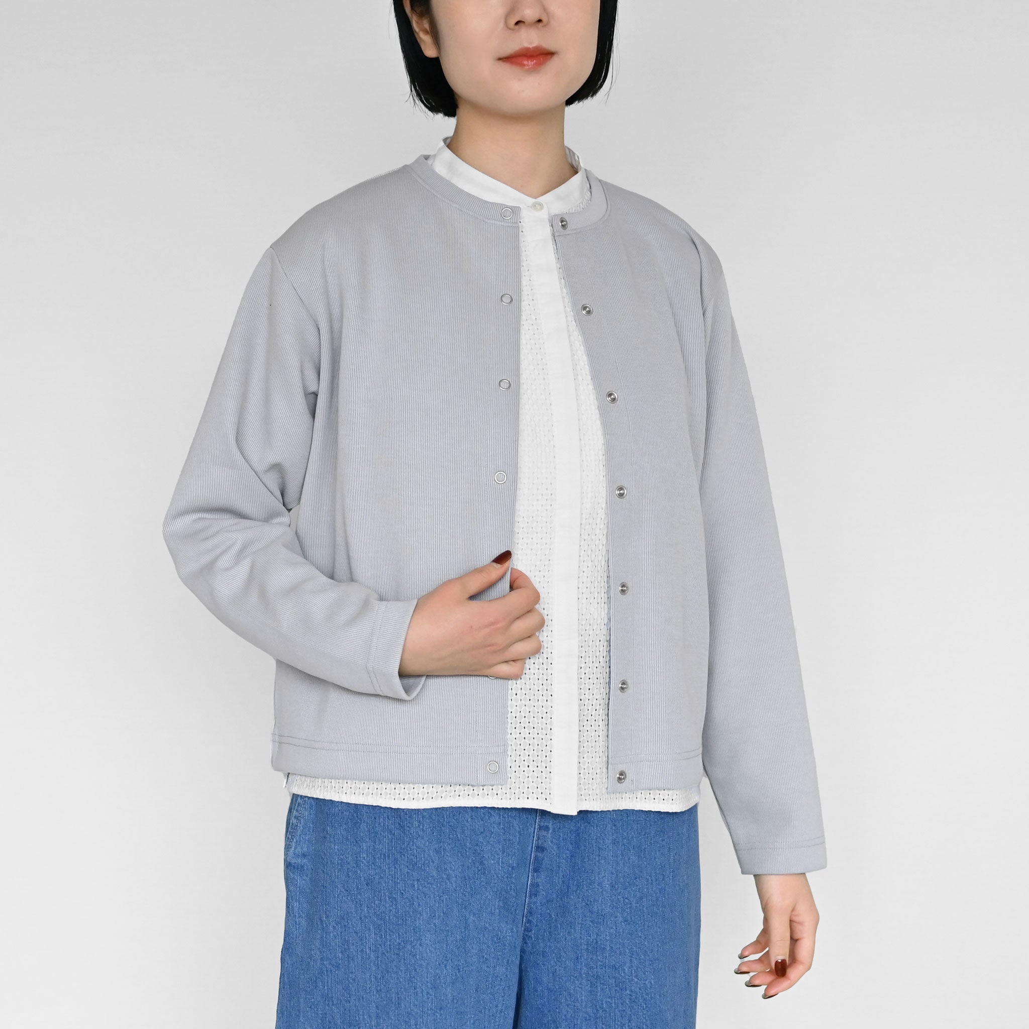 ハリヌキカーディガン 長袖