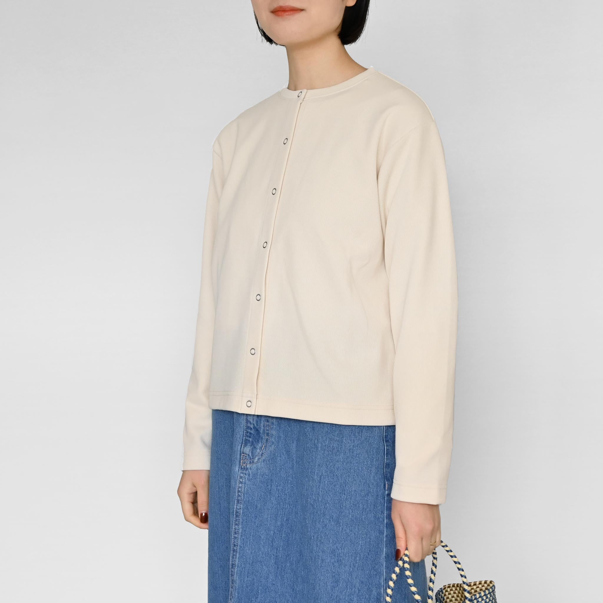 ハリヌキカーディガン 長袖