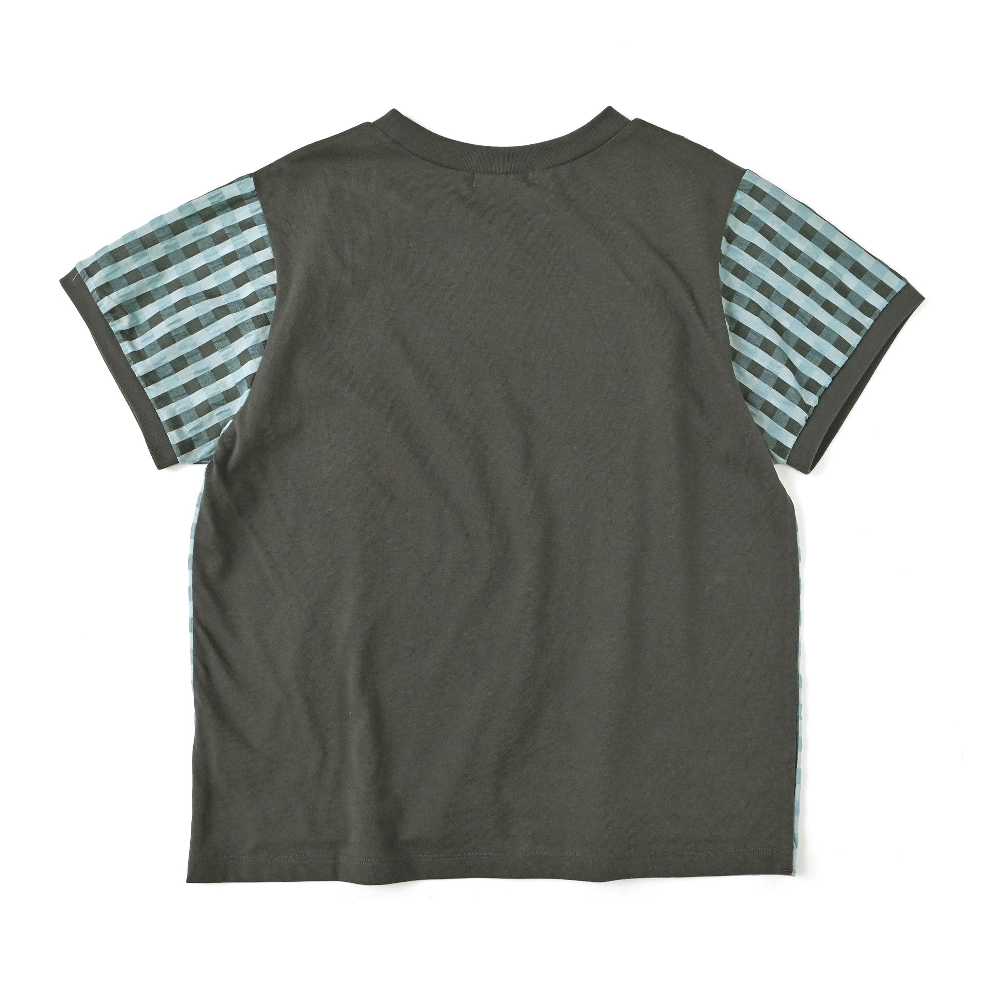 シアーギンガムプルオーバー 半袖