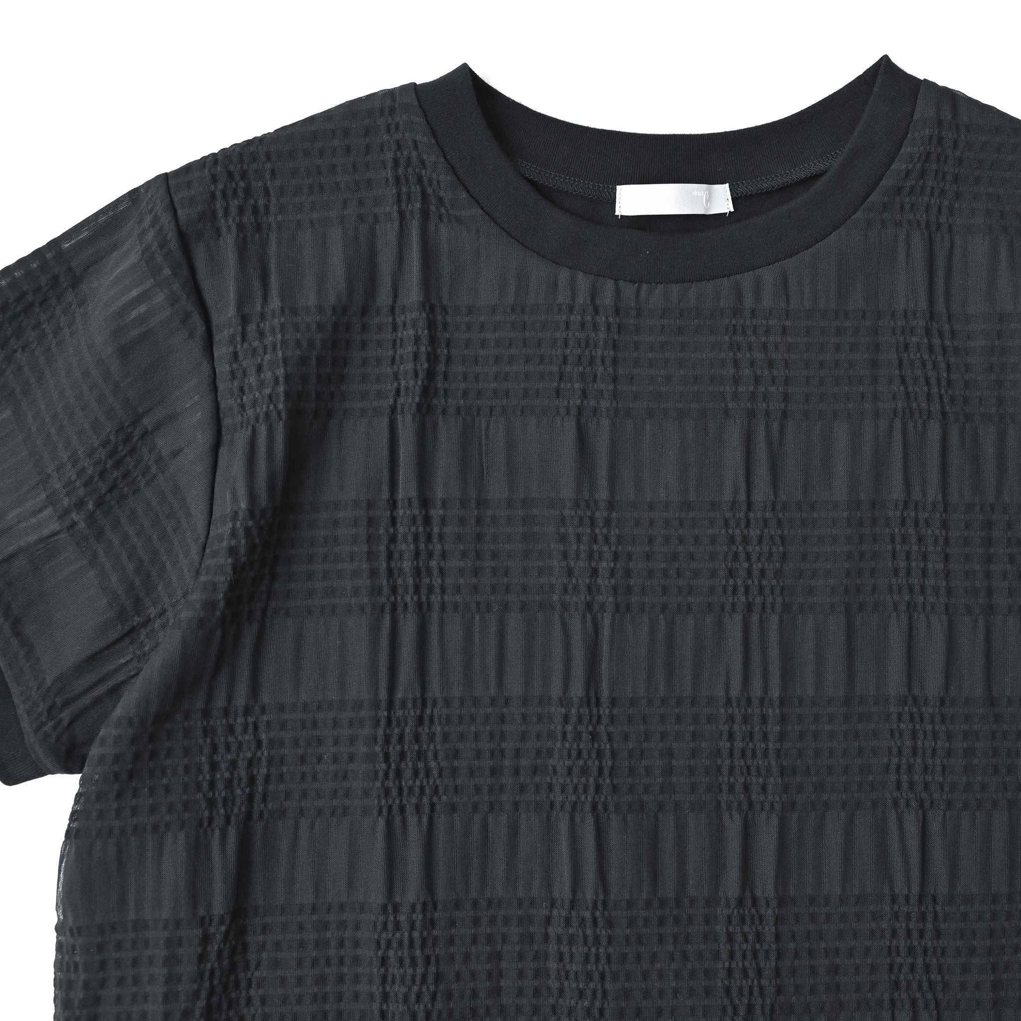 シズルチェックプルオーバー 半袖