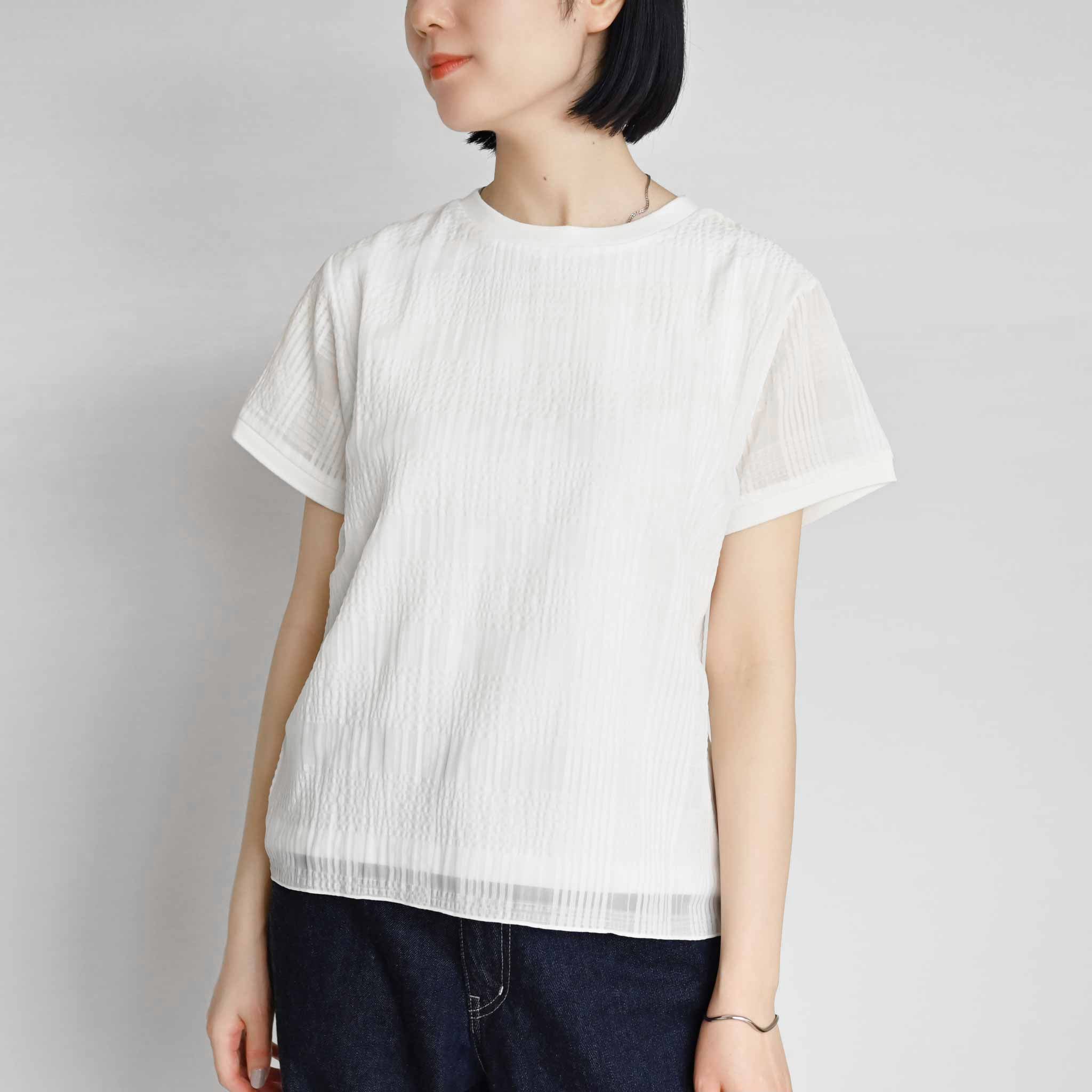 シズルチェックプルオーバー 半袖