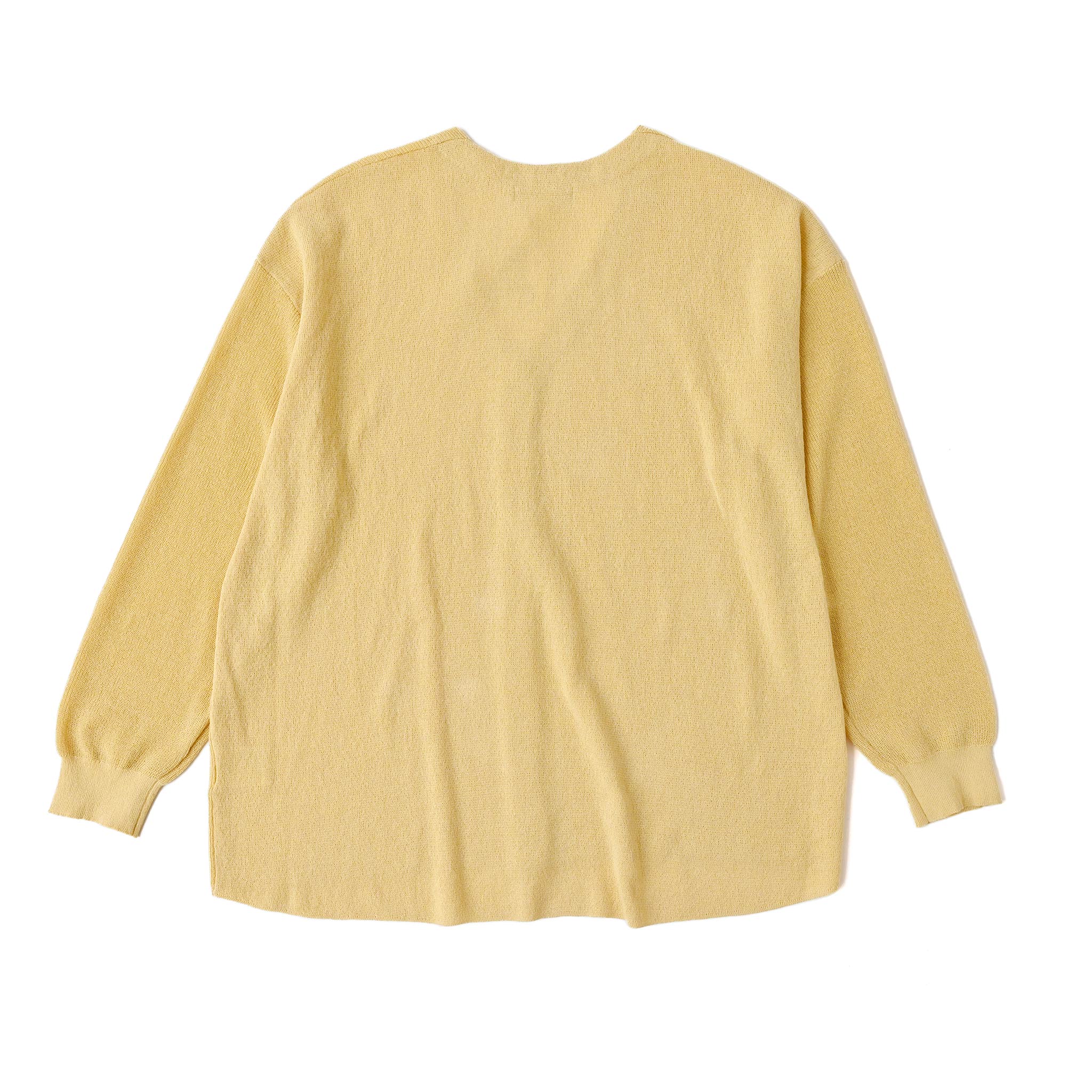 ペーパーヤーンカーディガン 長袖