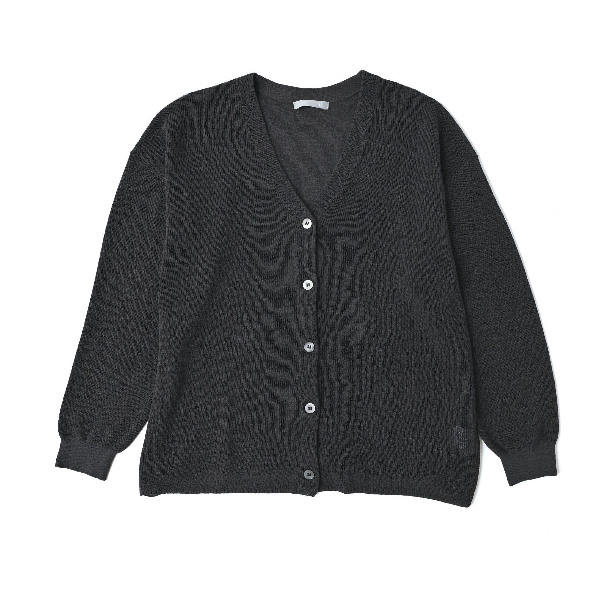 ペーパーヤーンカーディガン 長袖