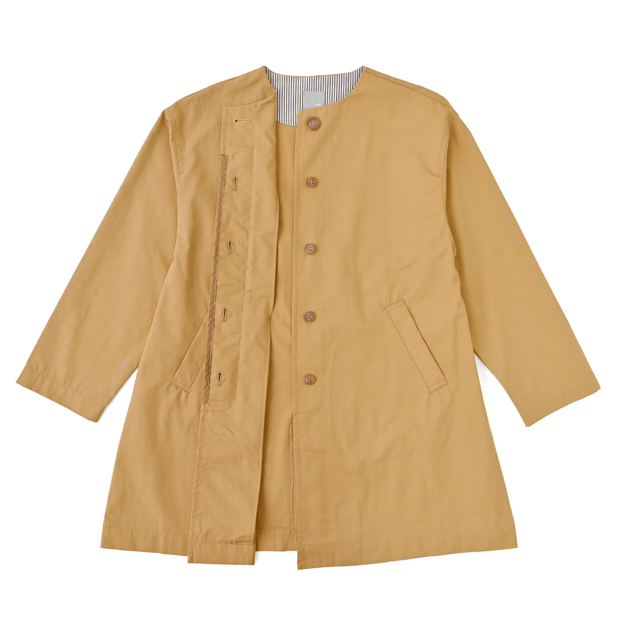 コットンナイロンギャバコート