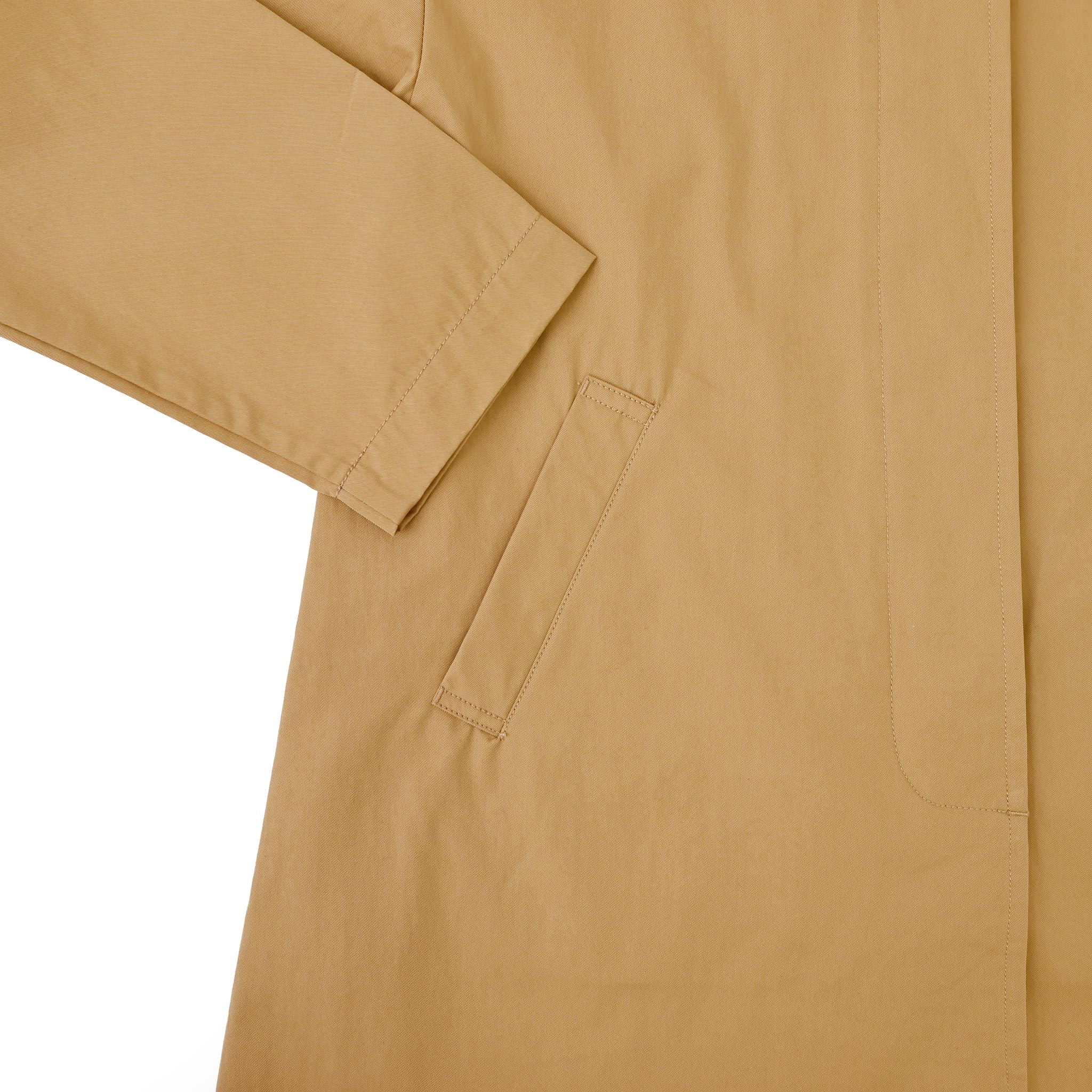 コットンナイロンギャバコート