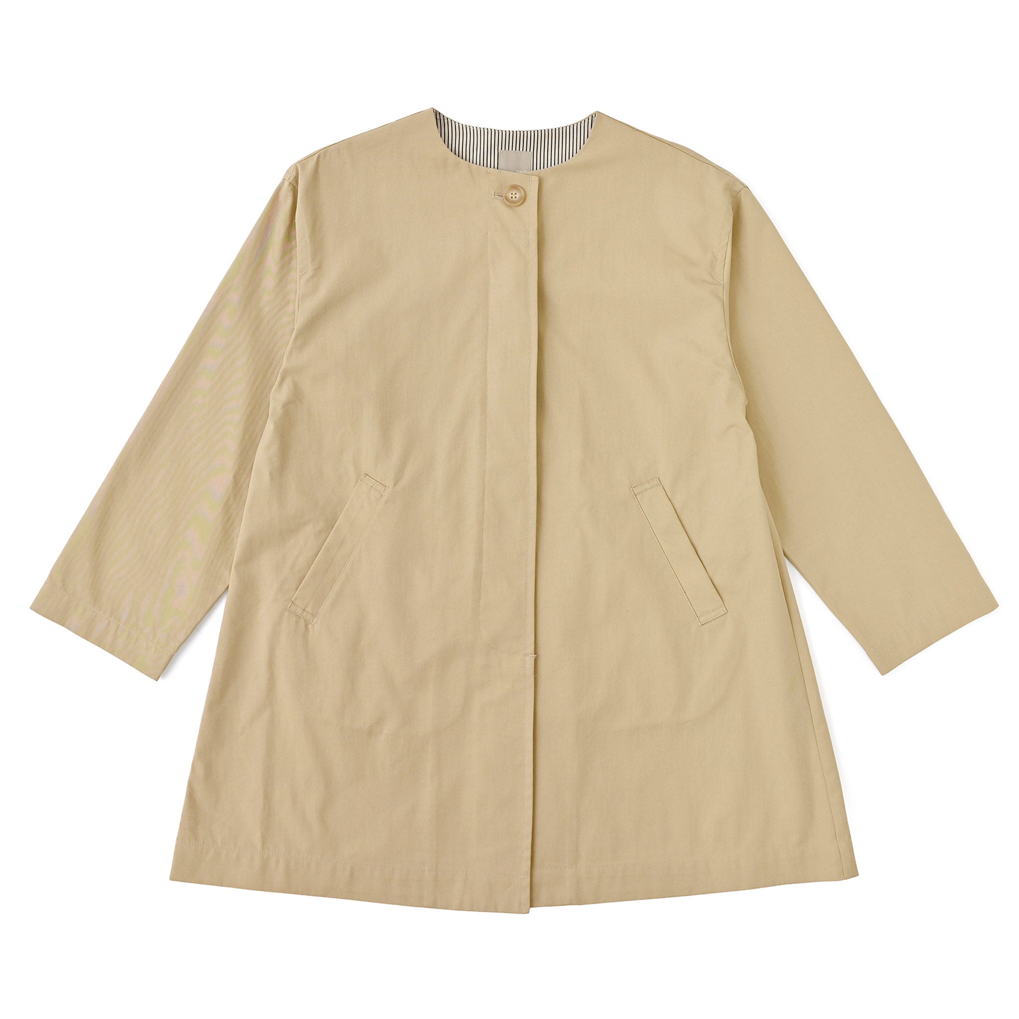コットンナイロンギャバコート