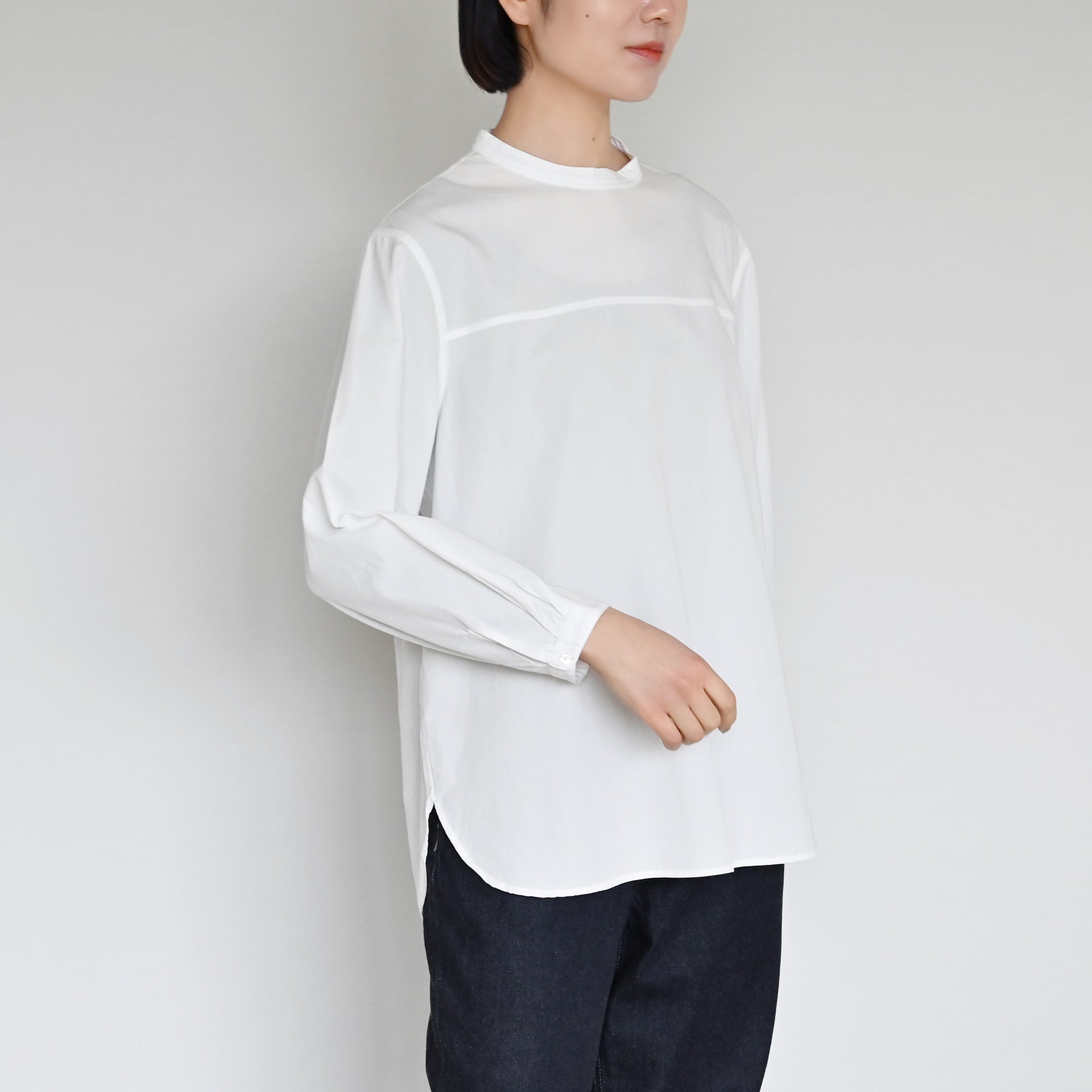 ソフトヴィンテージクロスロングプルオーバー 長袖