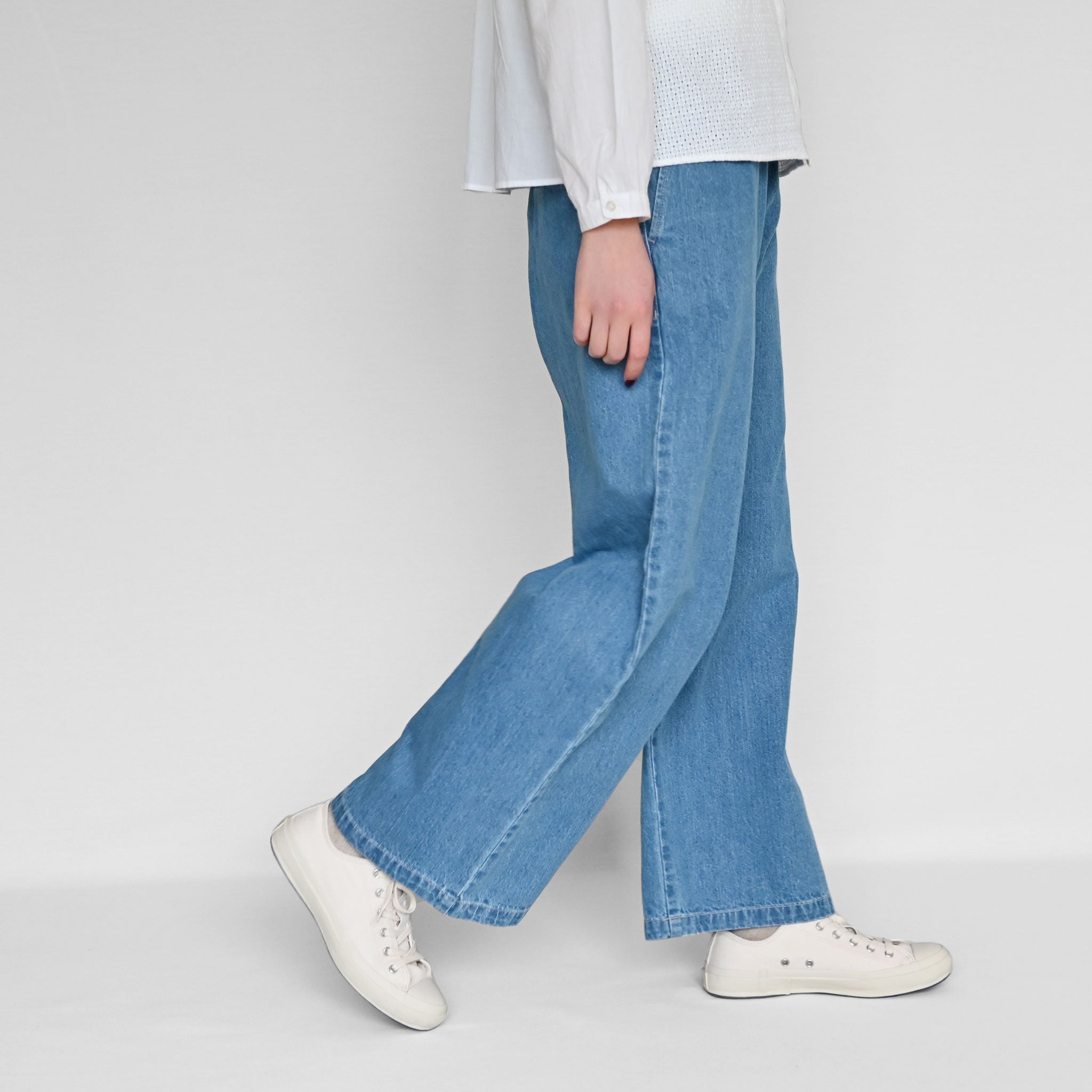 ウォッシュデニムパンツ