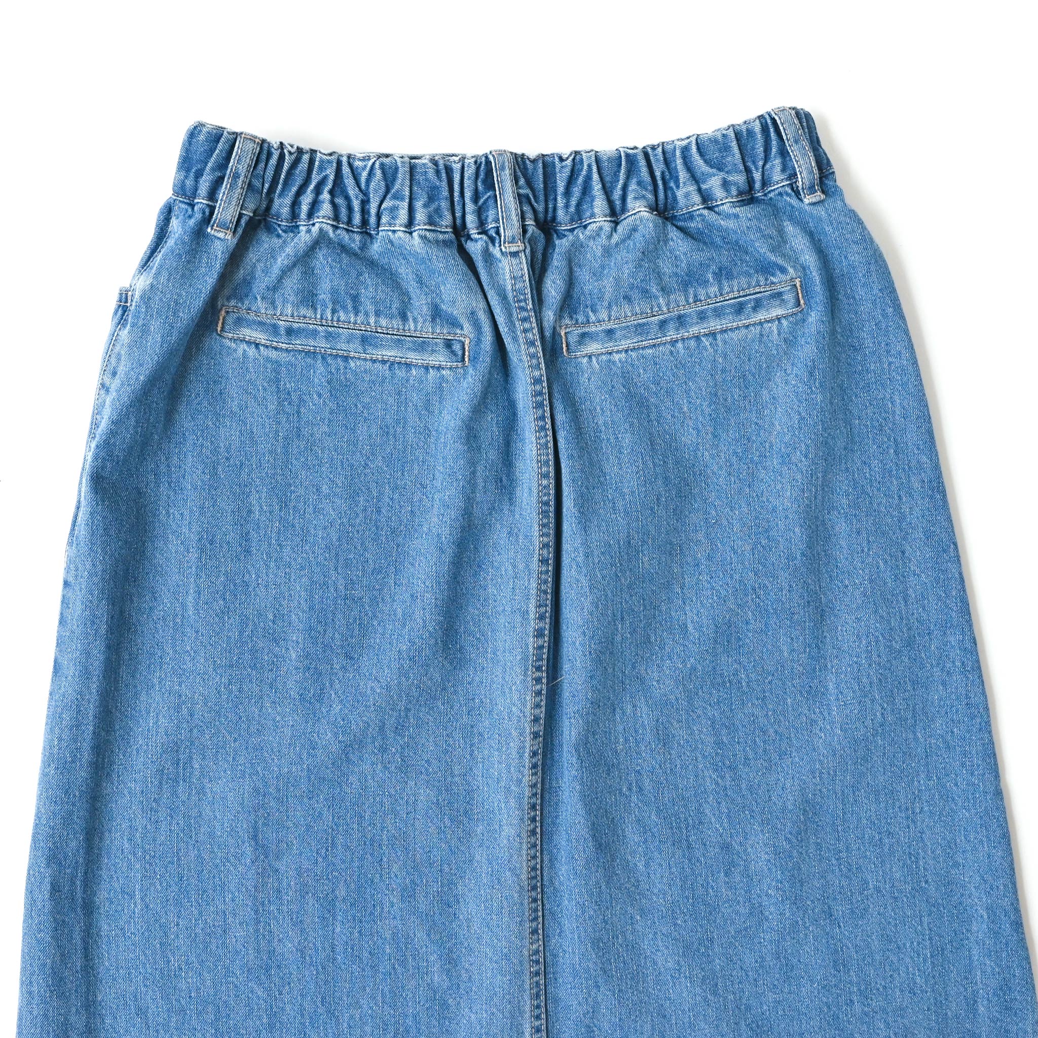 ウォッシュデニムスカート