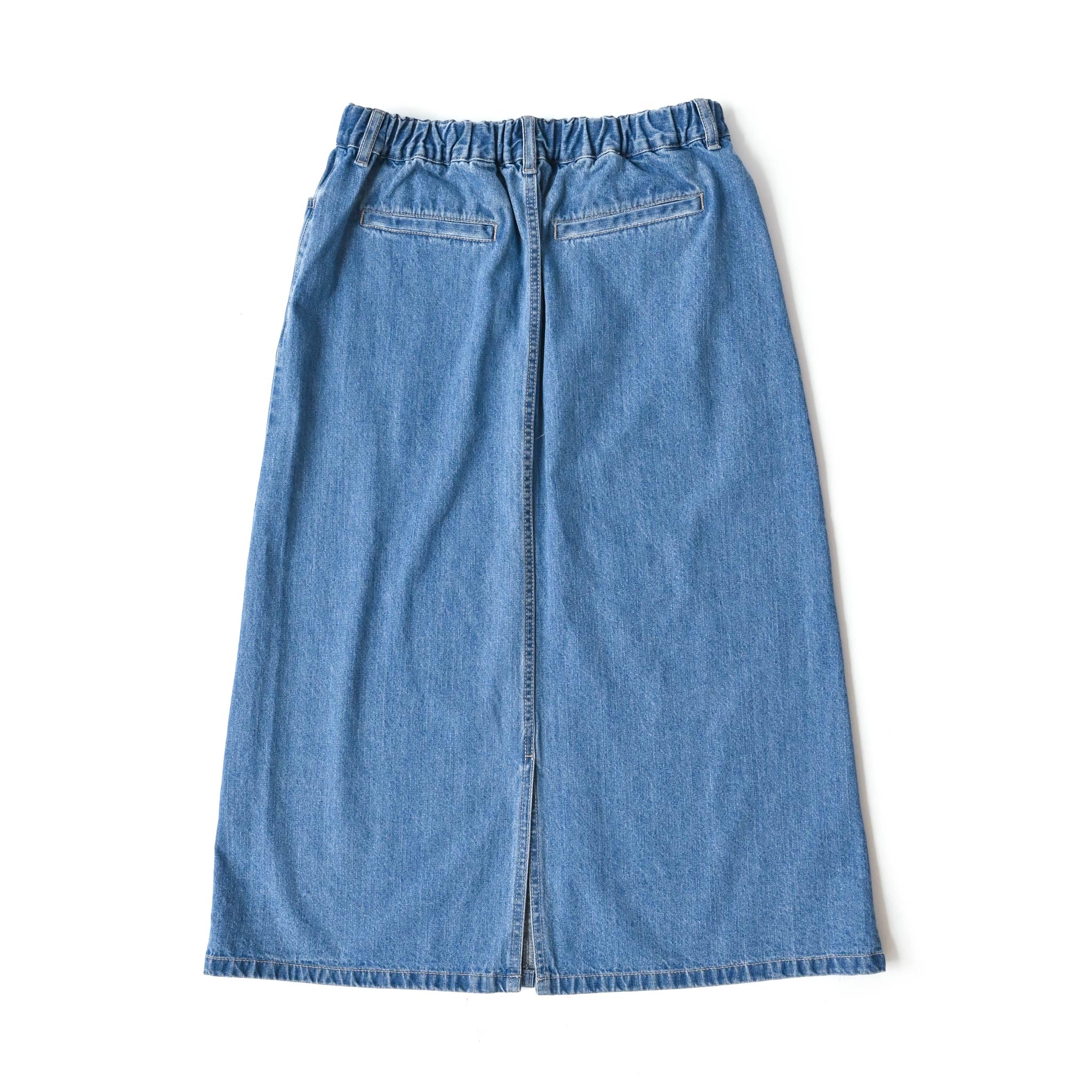 ウォッシュデニムスカート