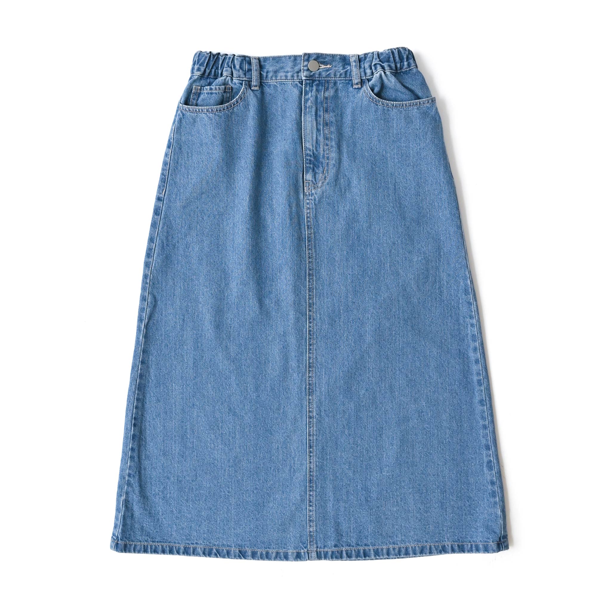 ウォッシュデニムスカート