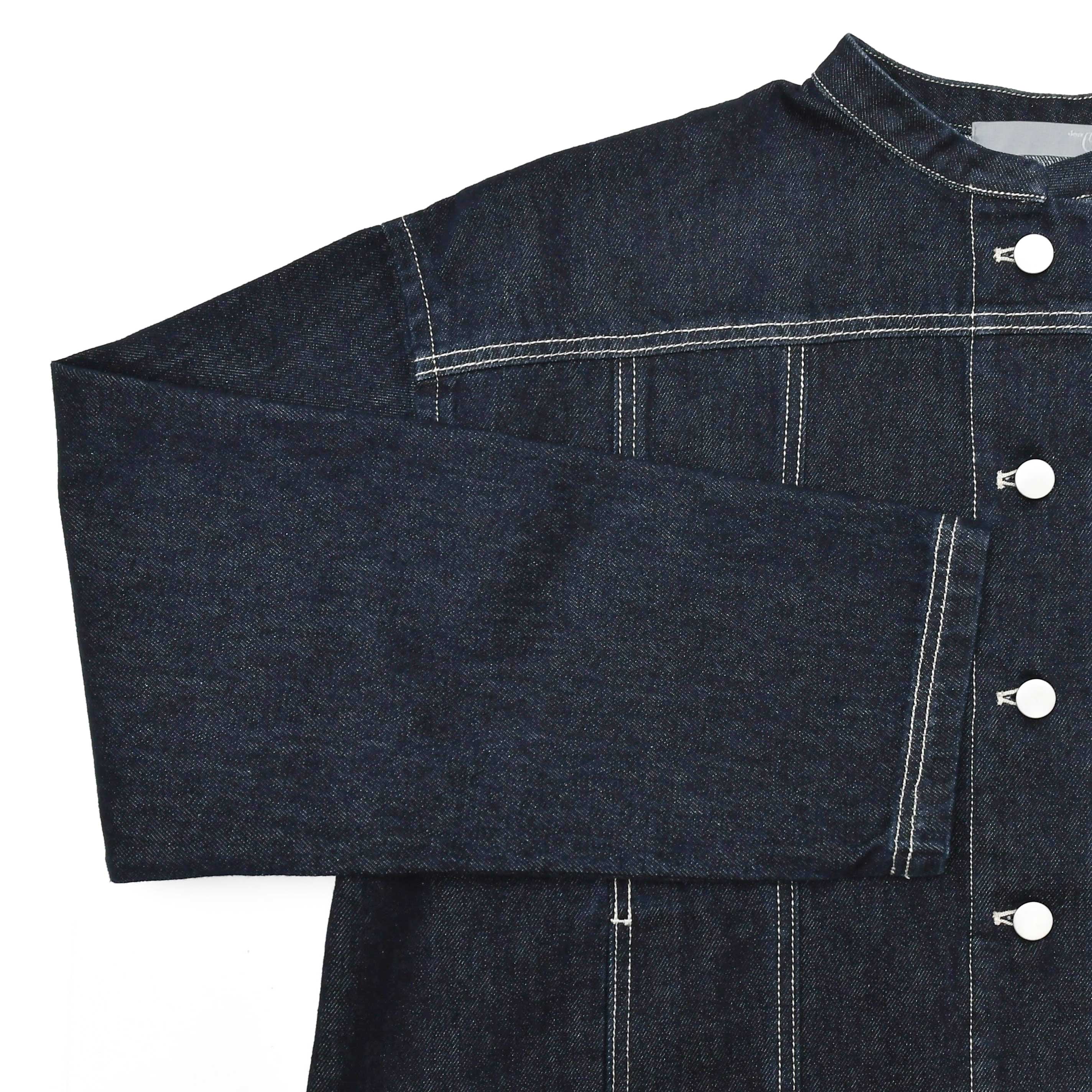 デニムステッチジャケット 長袖