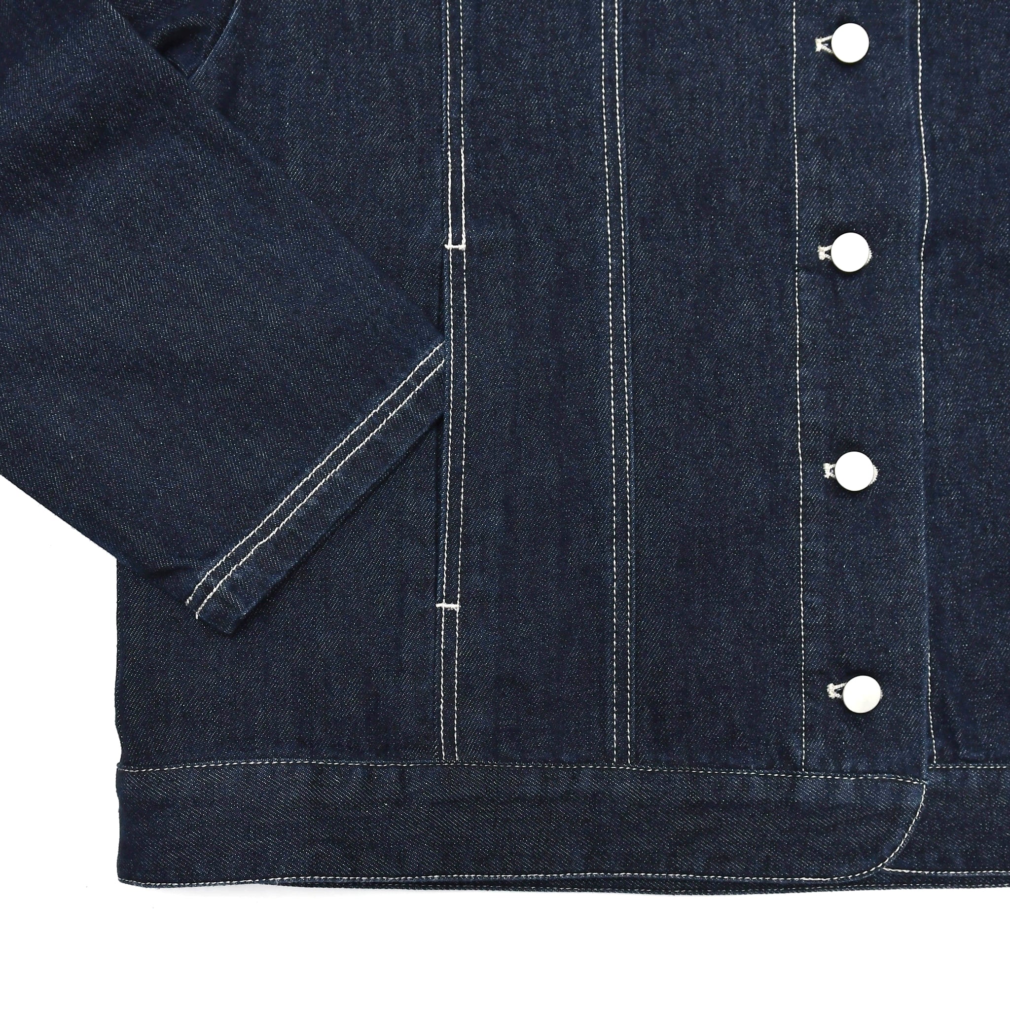 デニムステッチジャケット 長袖