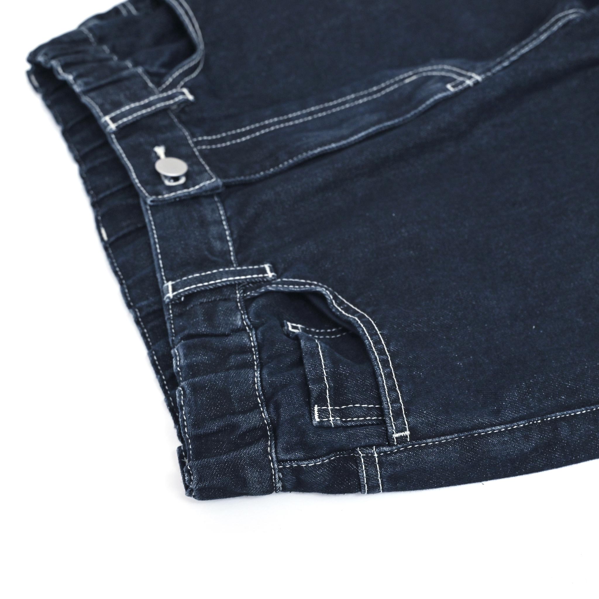 デニムステッチテーパードパンツ