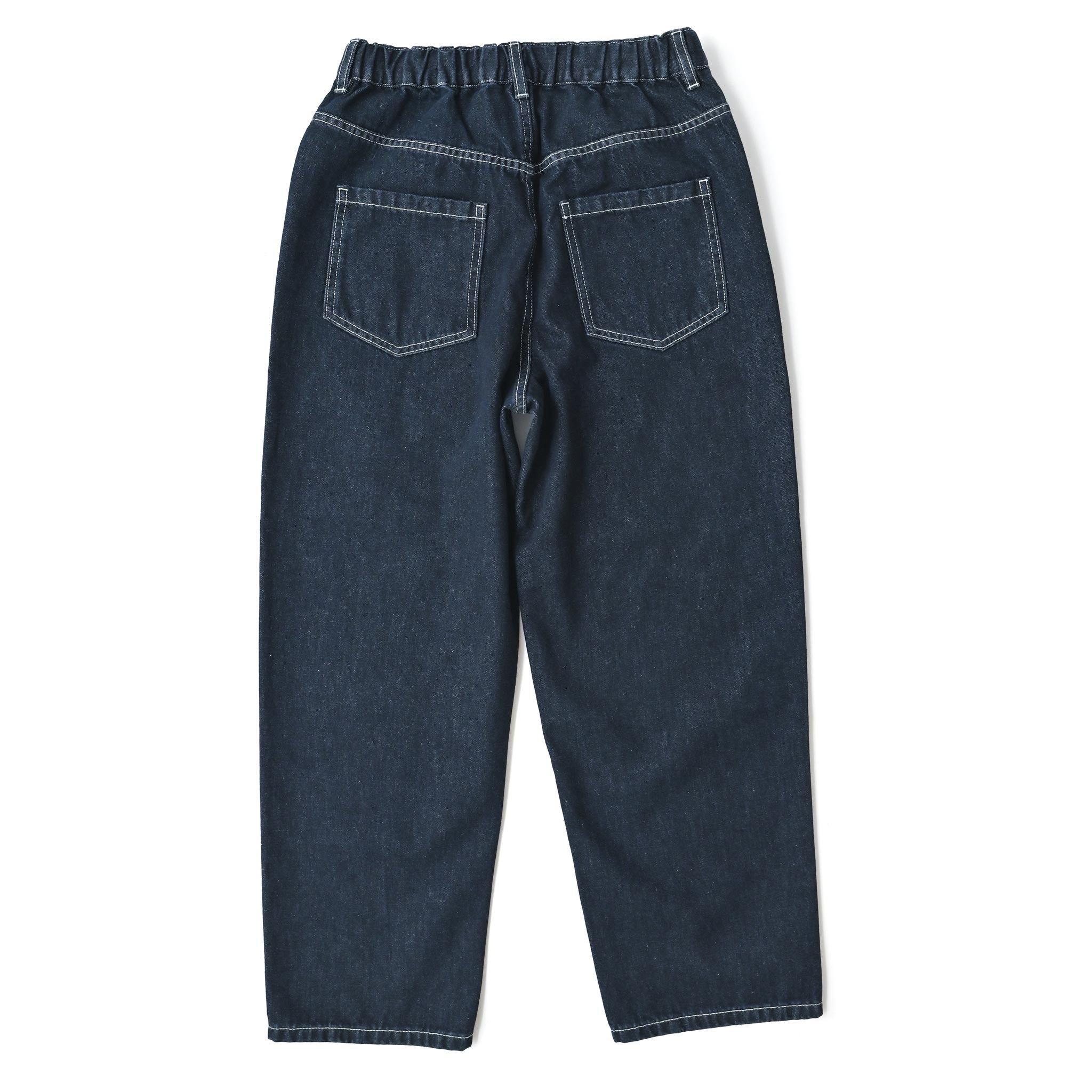 デニムステッチテーパードパンツ