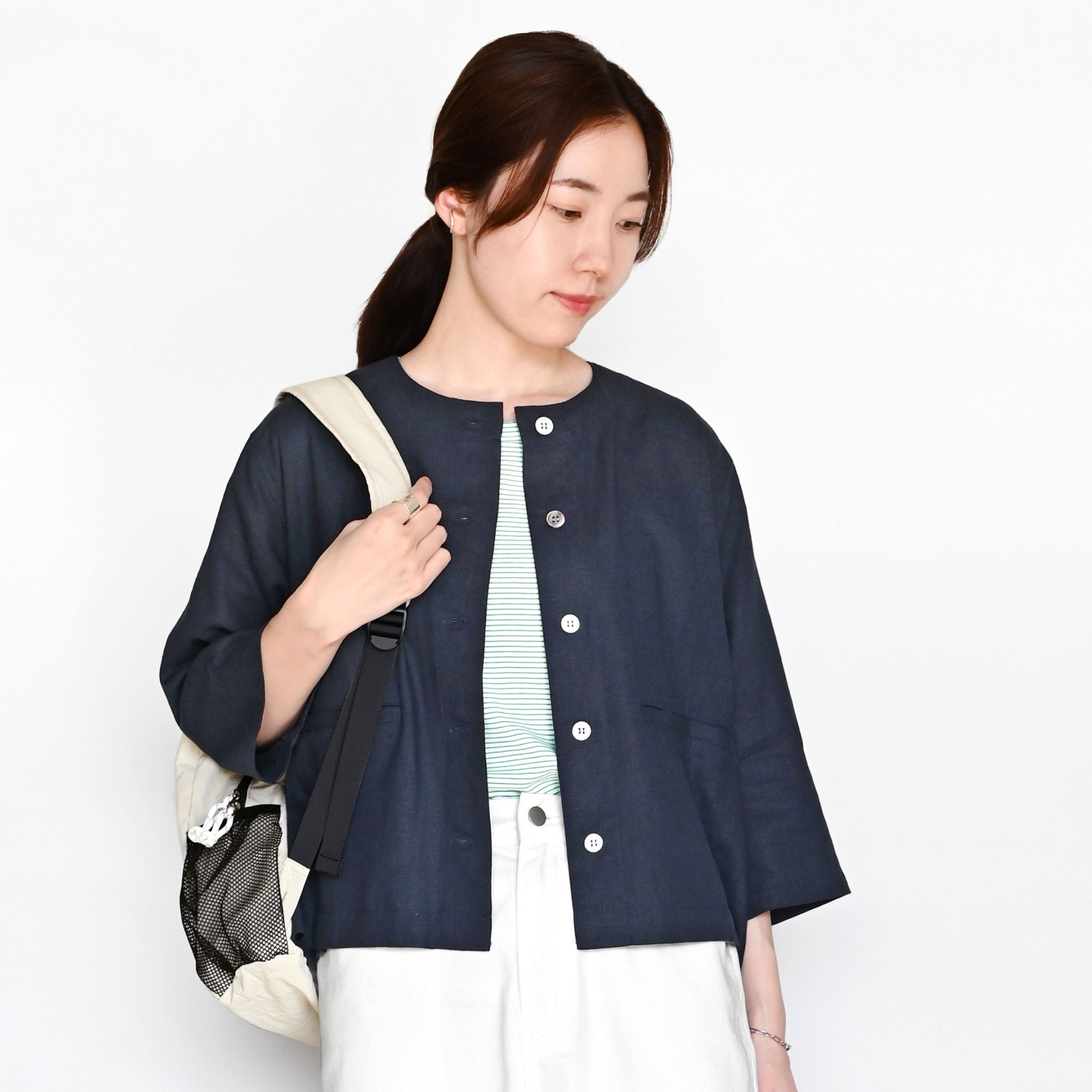 アサレーヨンジャケット 7分袖