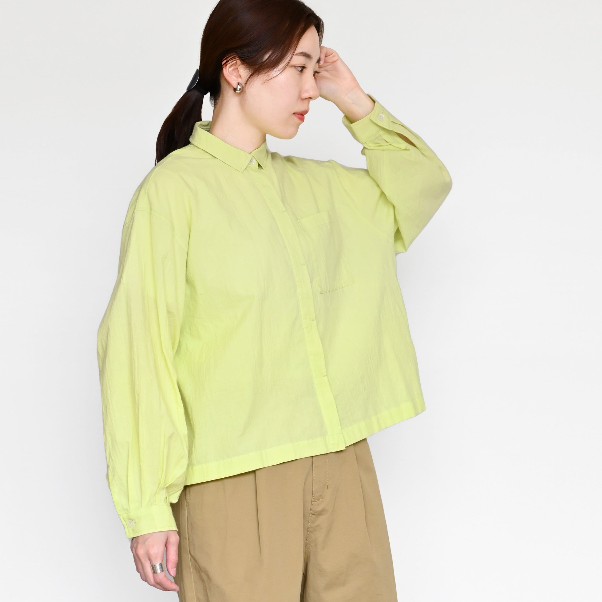 ライトローンブラウス 長袖