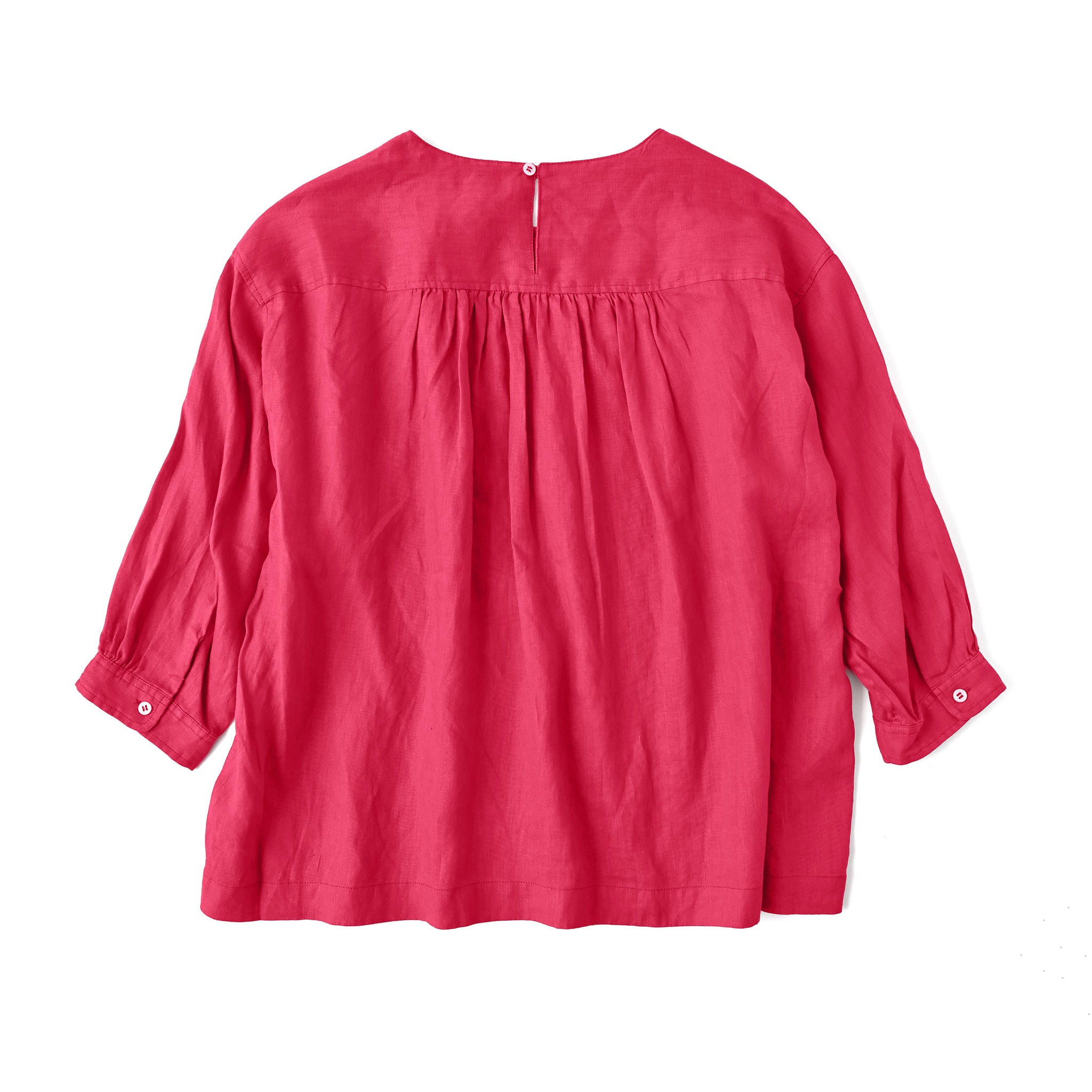 リネンプルオーバー 7分袖