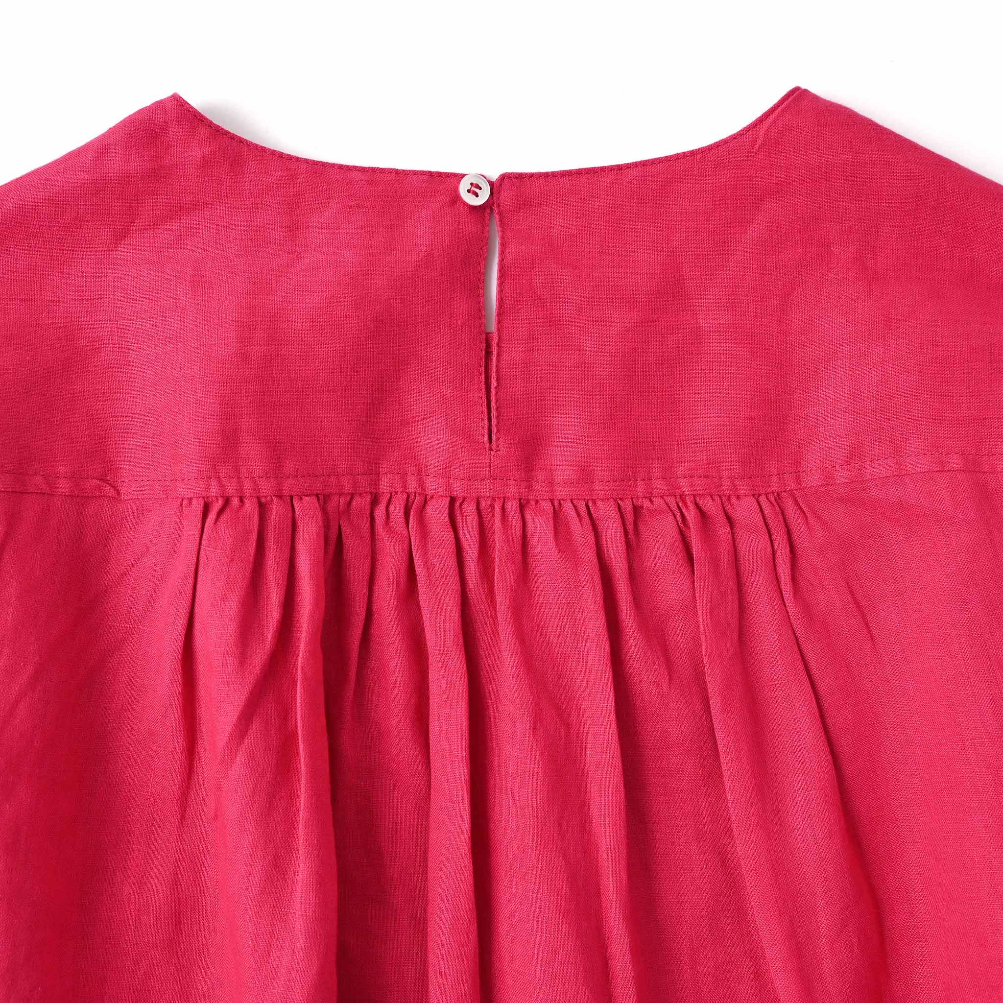 リネンプルオーバー 7分袖