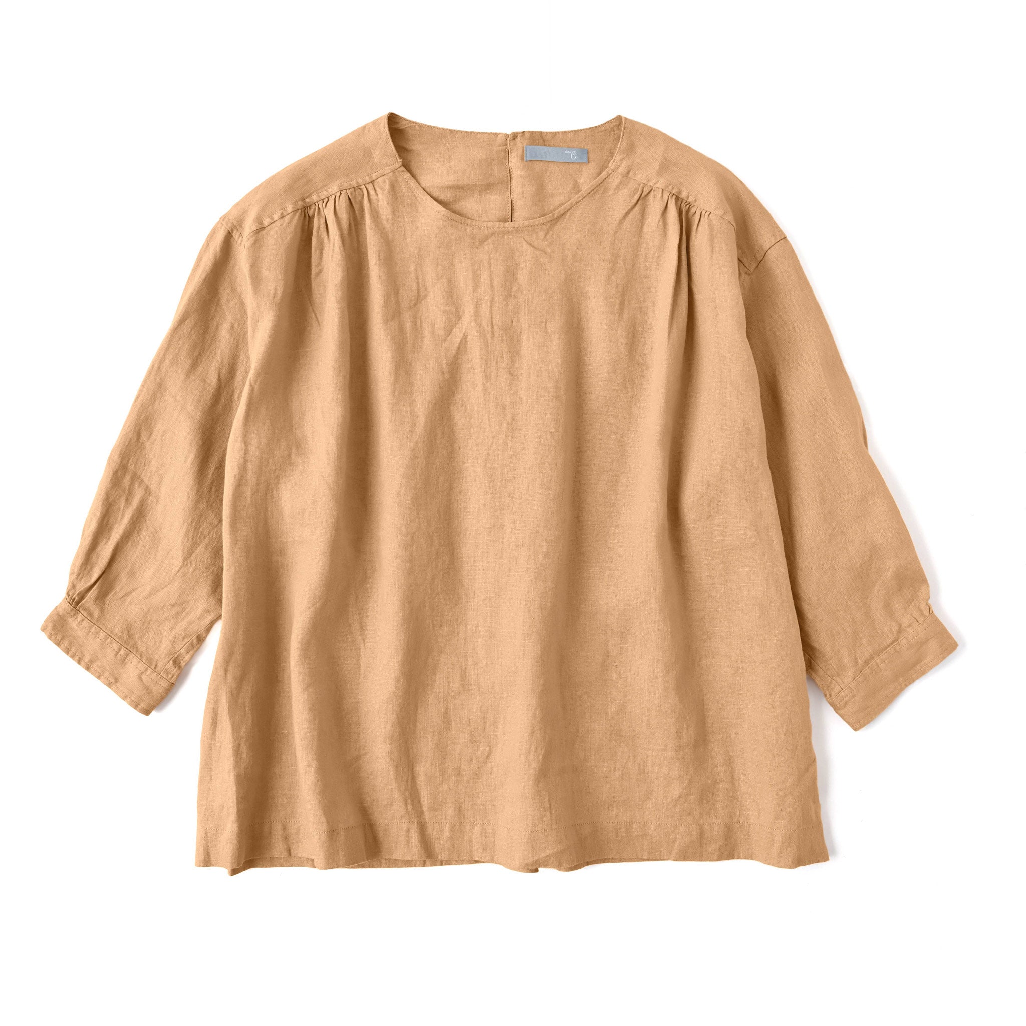 リネンプルオーバー 7分袖