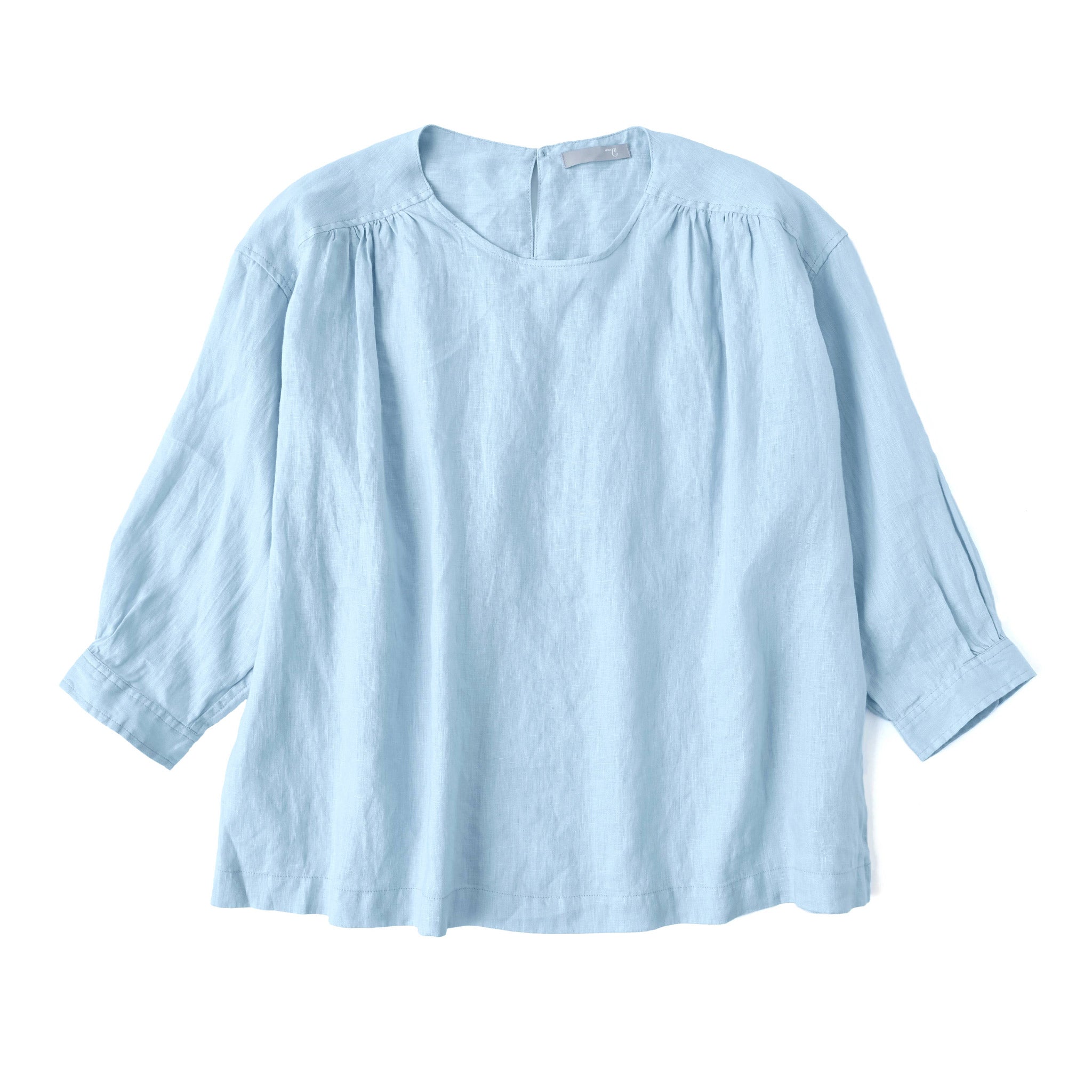 リネンプルオーバー 7分袖