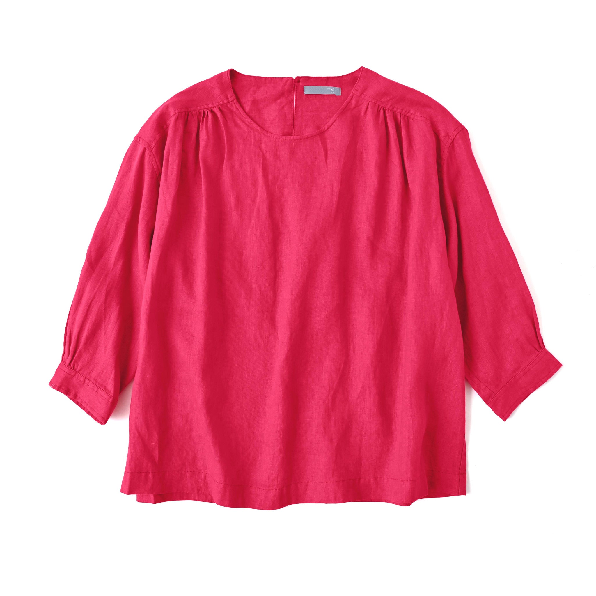 リネンプルオーバー 7分袖