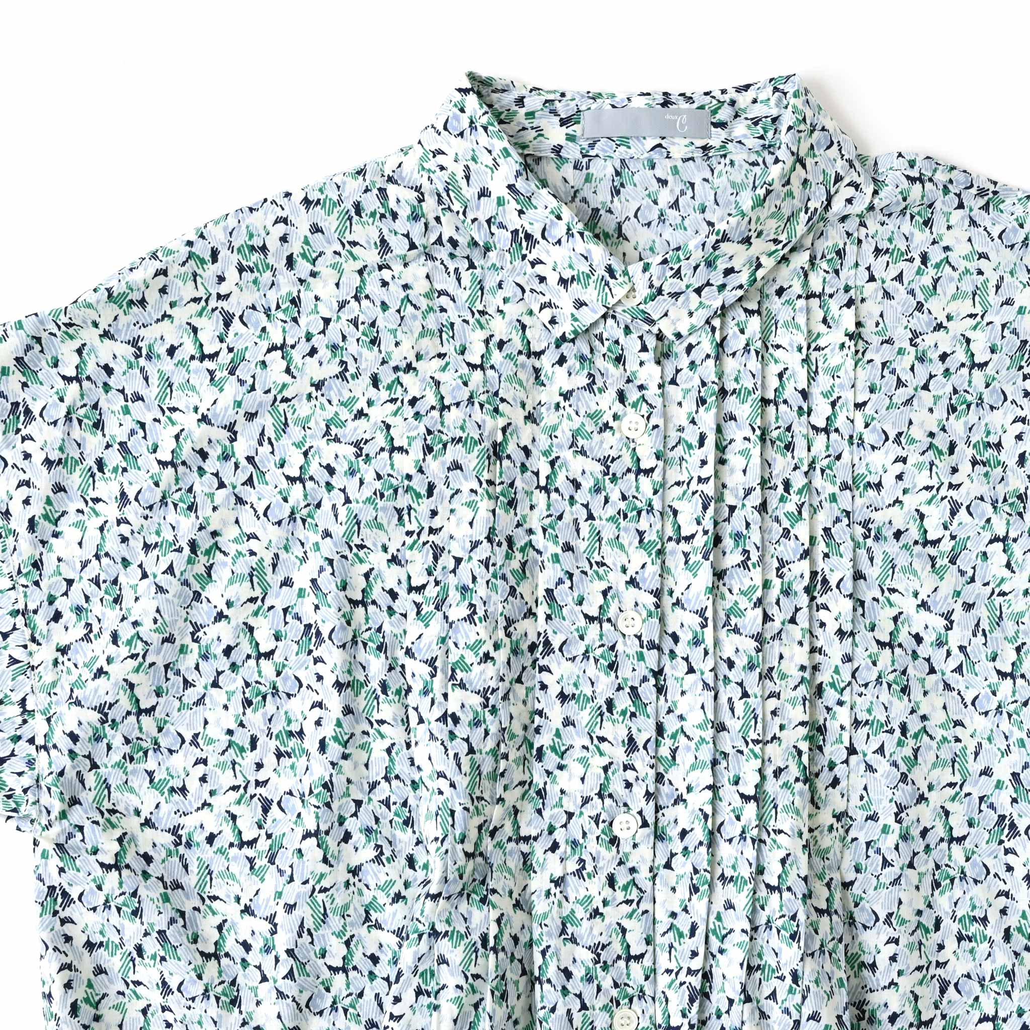 キカバナローンブラウス 半袖