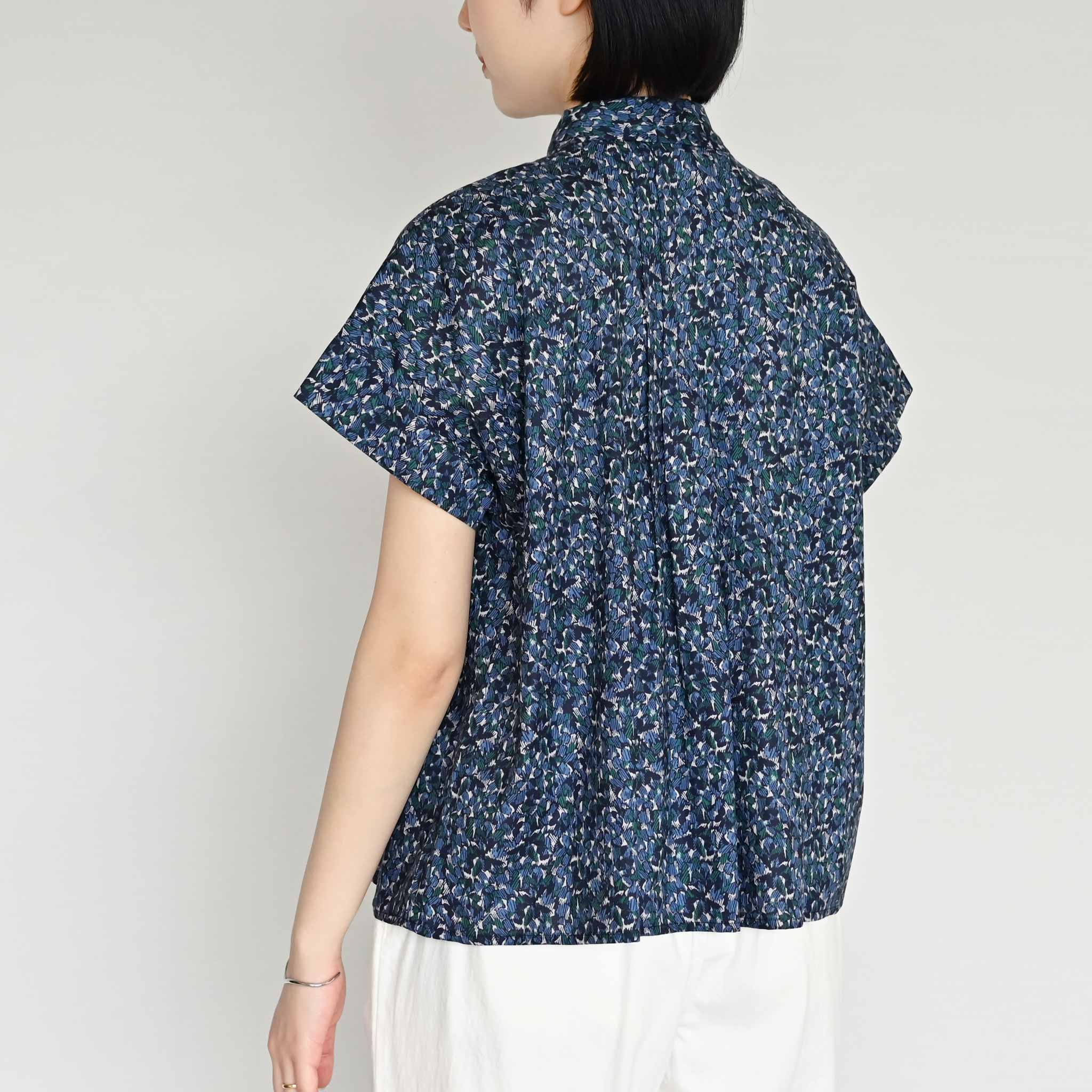 キカバナローンブラウス 半袖