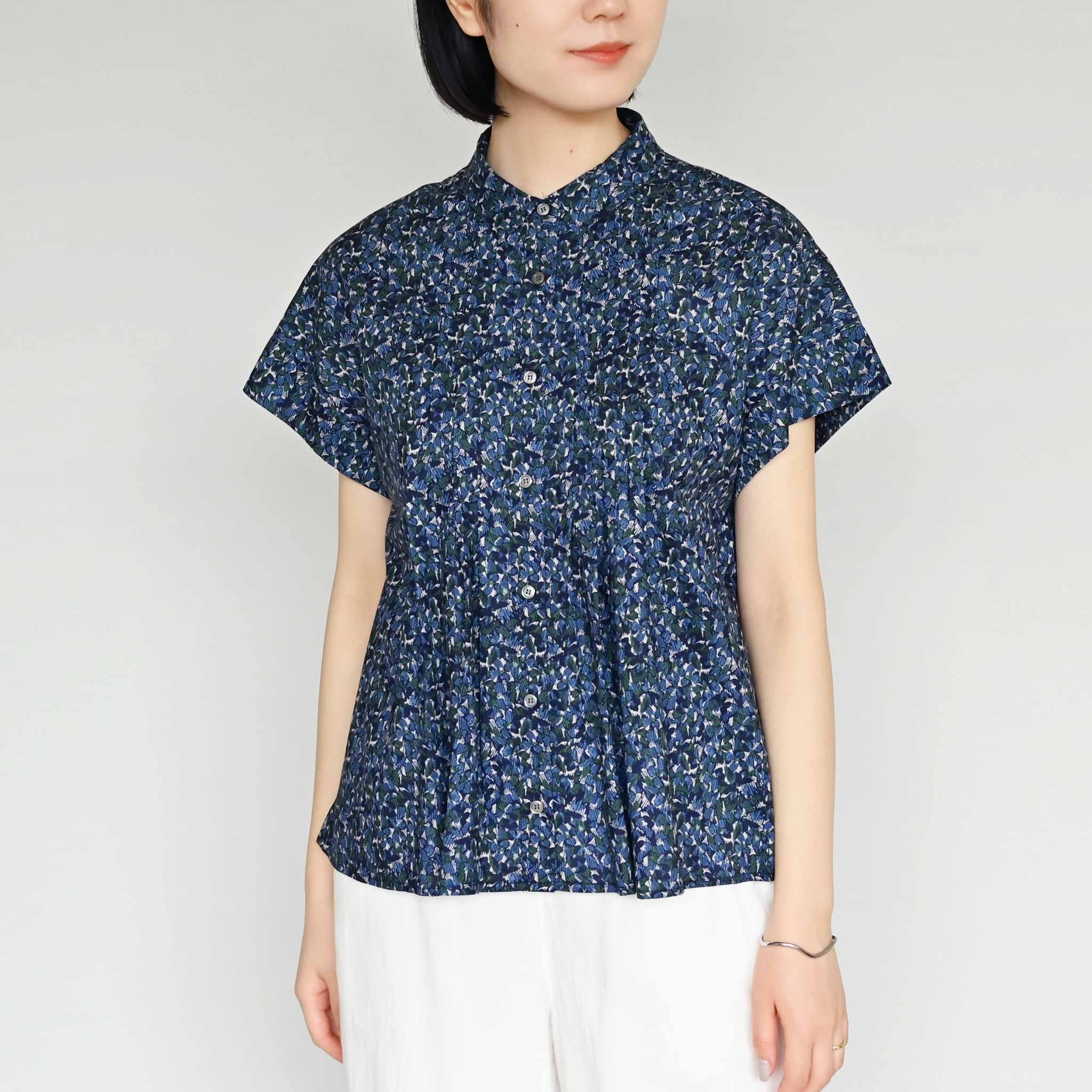 キカバナローンブラウス 半袖