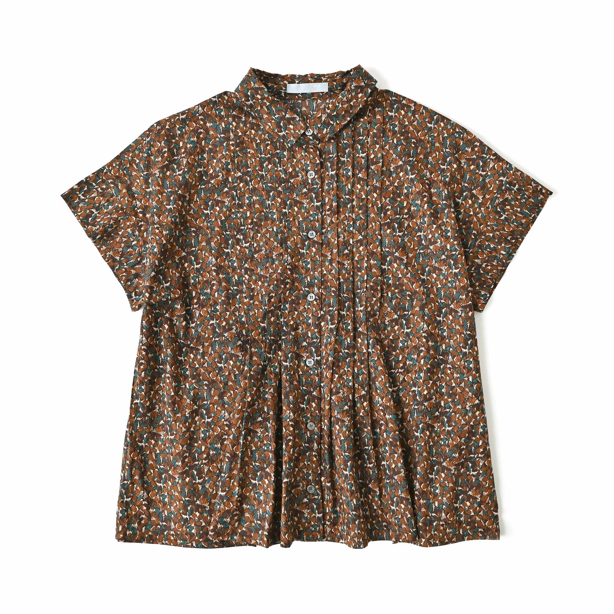 キカバナローンブラウス 半袖