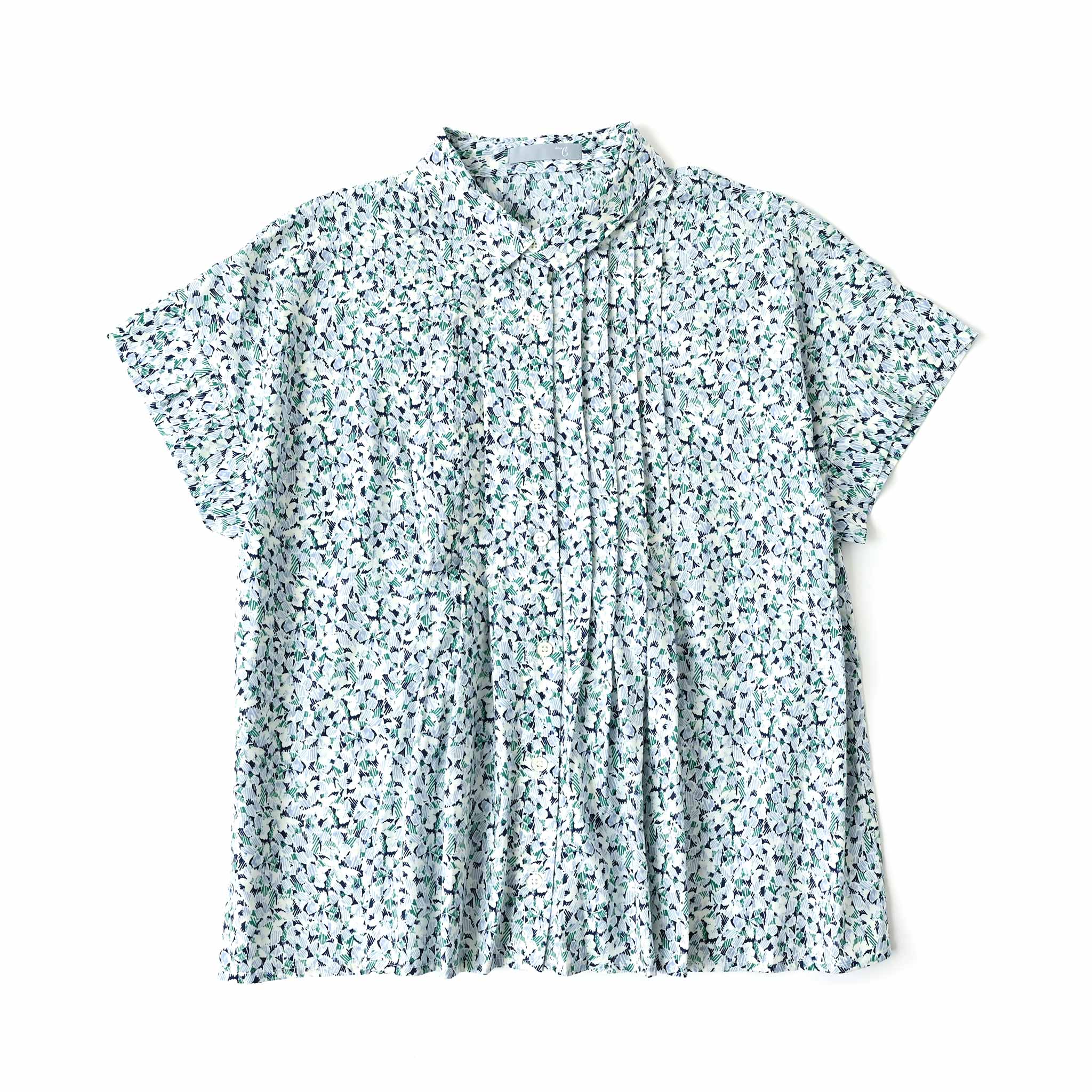 キカバナローンブラウス 半袖