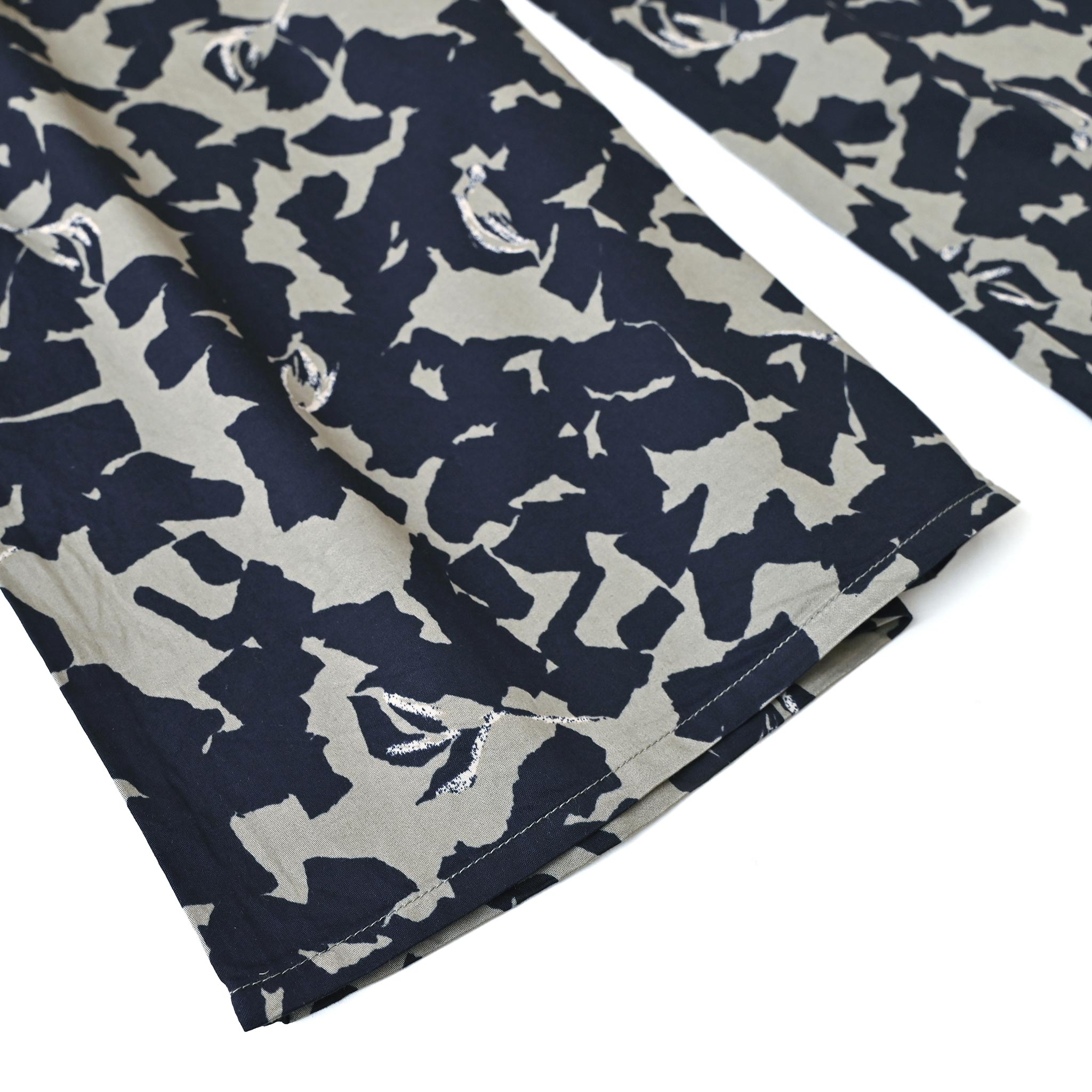 コットンレーヨンフラワーパンツ