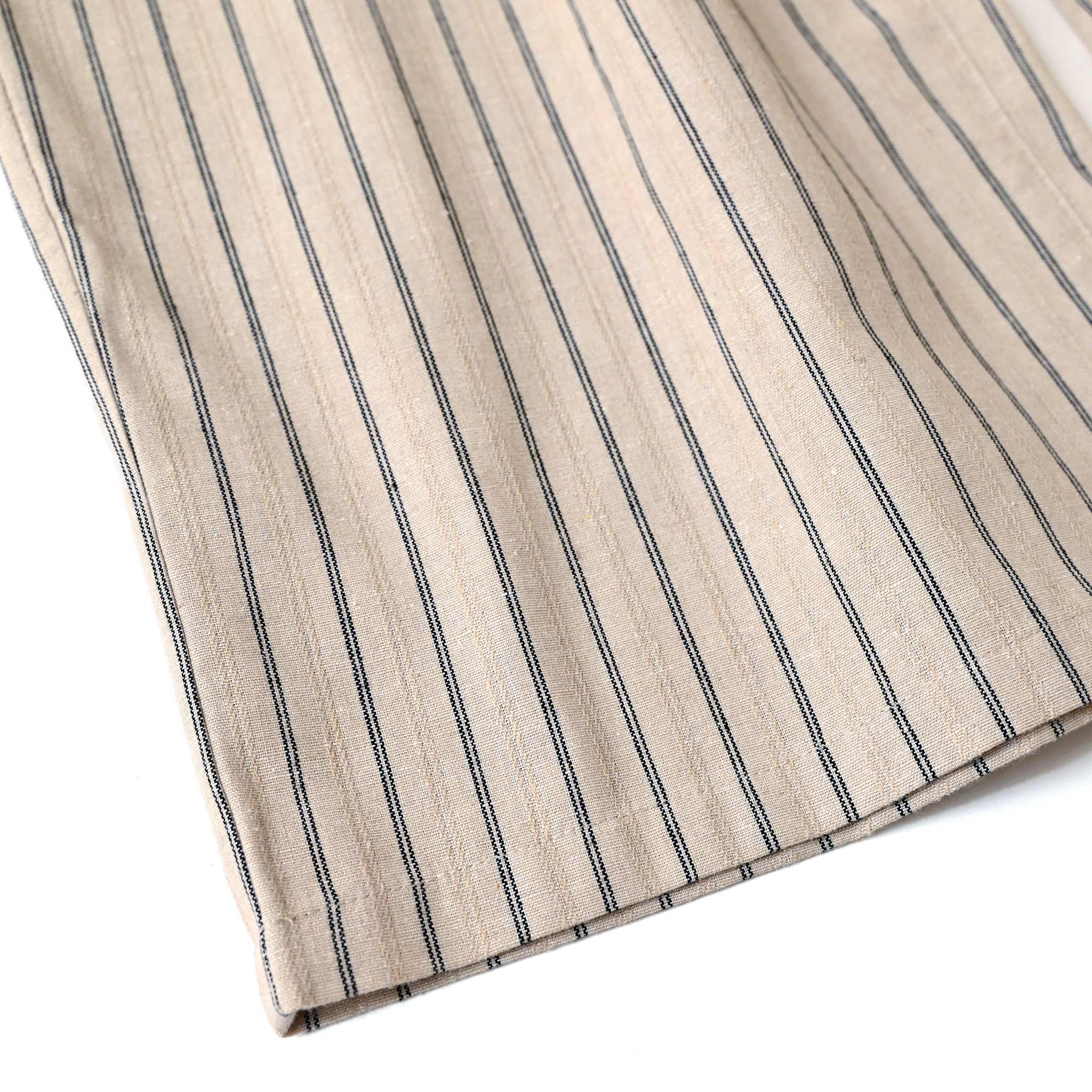 ストライプクロスパンツ