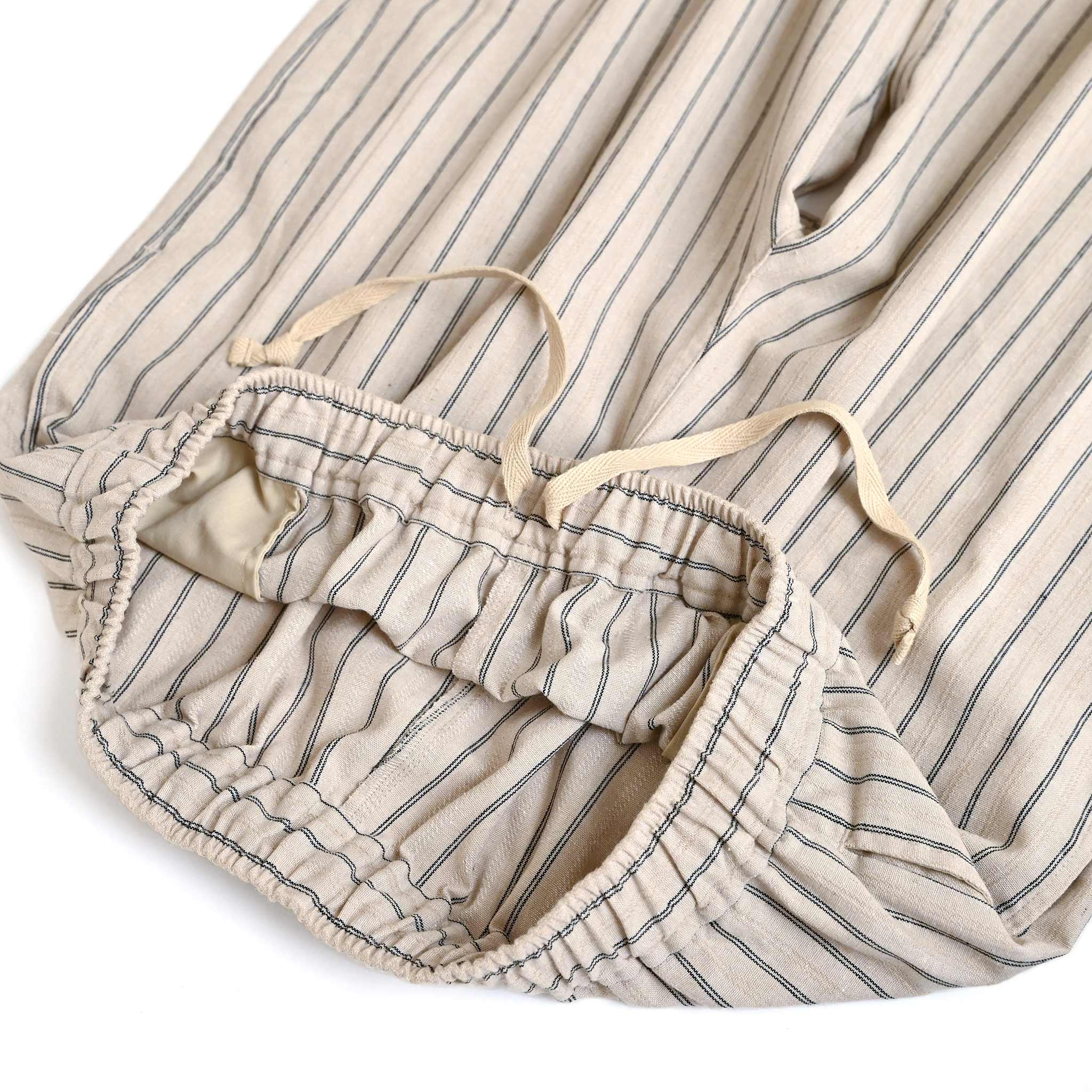 ストライプクロスパンツ