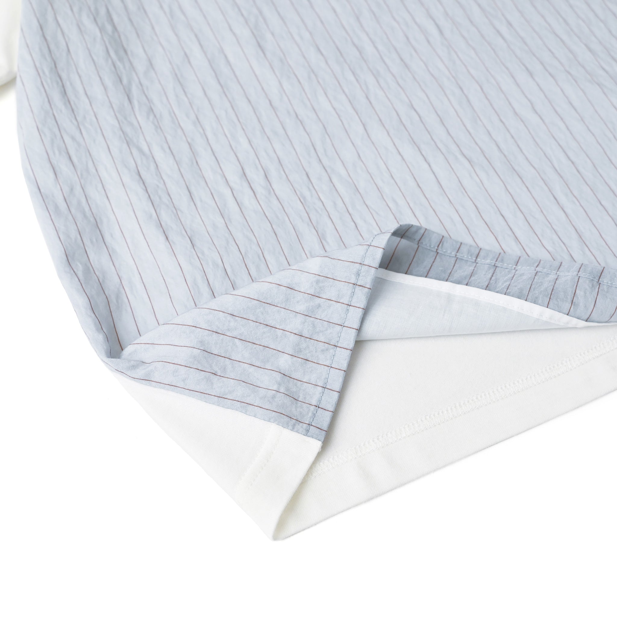 ストライプカットプルオーバー 半袖