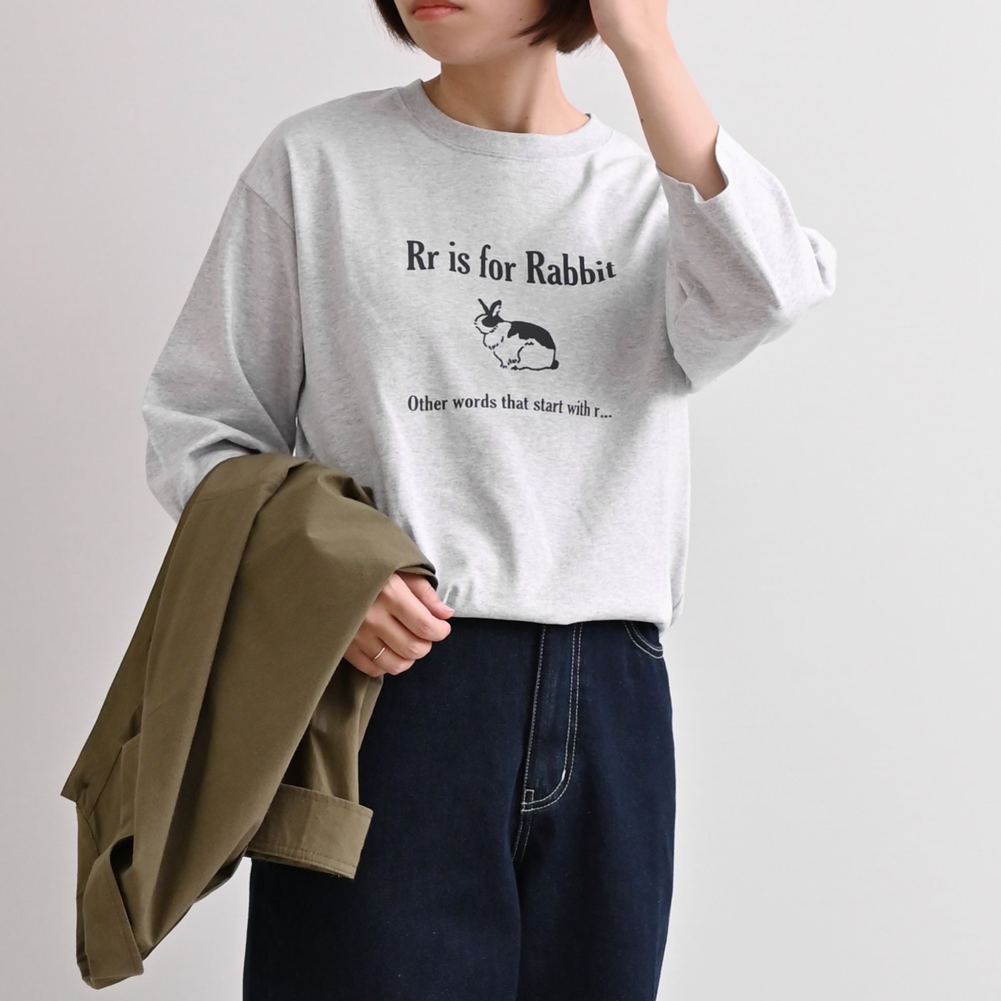 Rabbitプルオーバー 7分袖