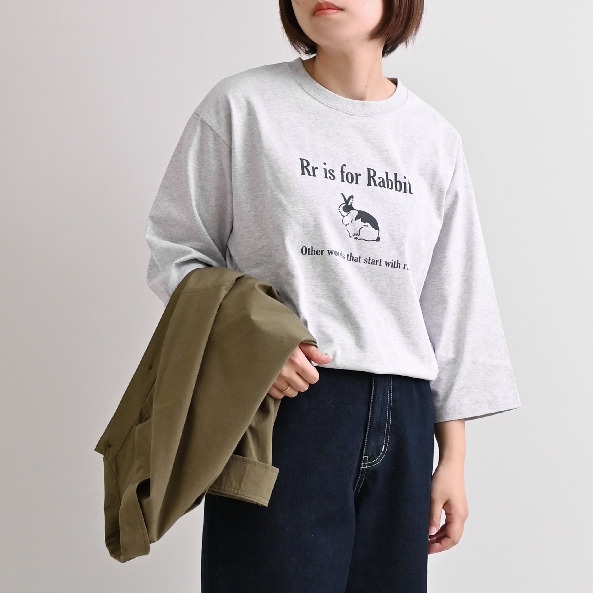 Rabbitプルオーバー 7分袖