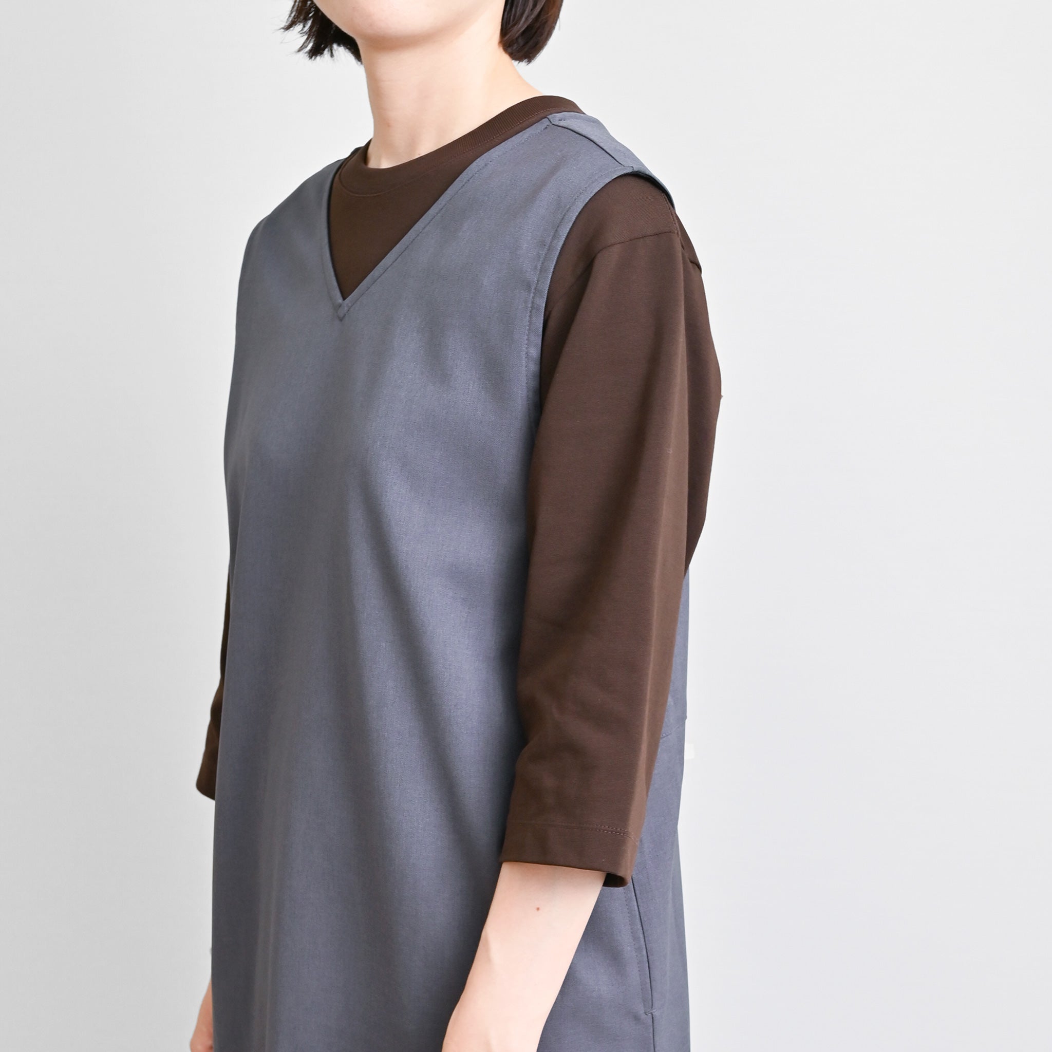 ハイゲージTシャツ 7分袖