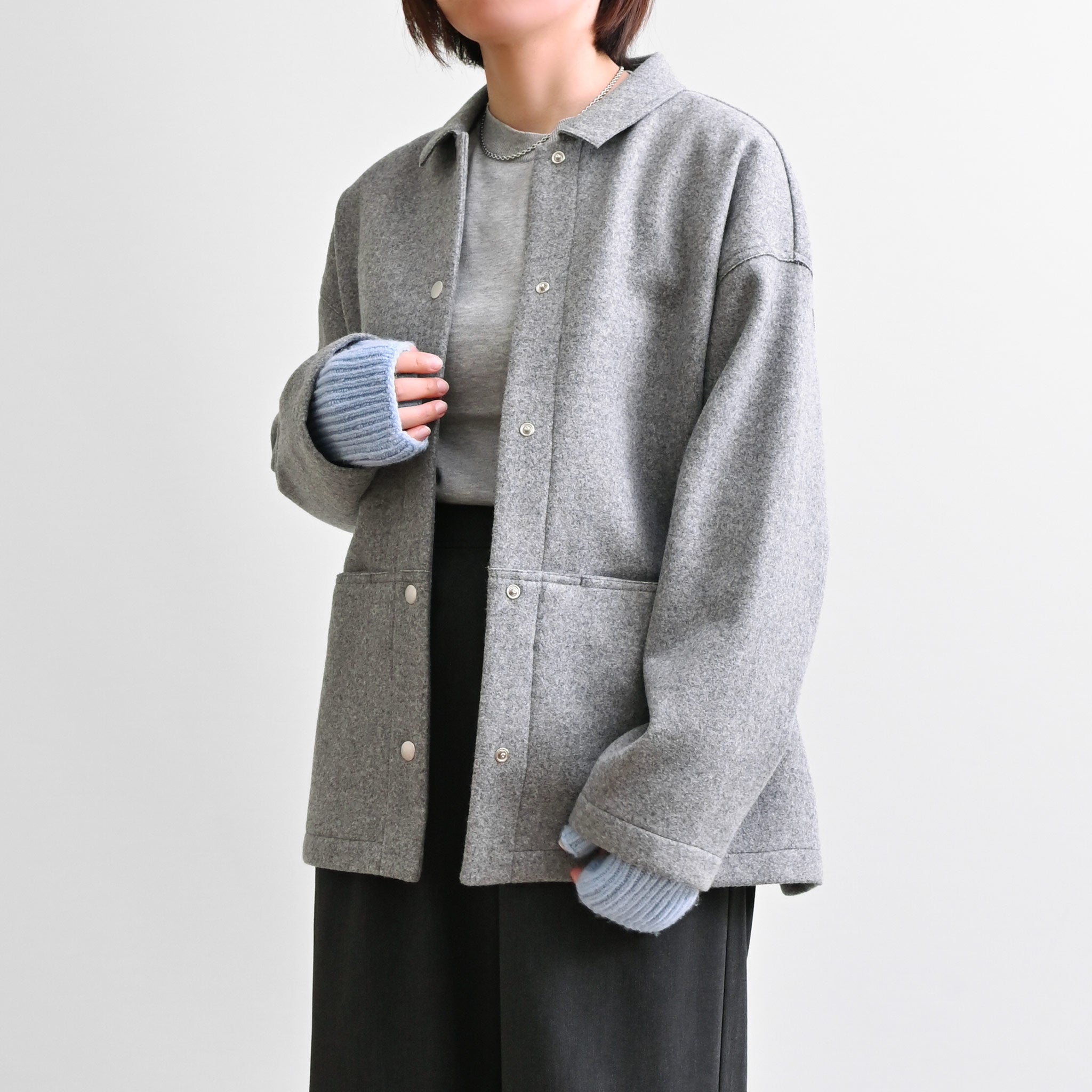 ダブルジャージージャケット 長袖