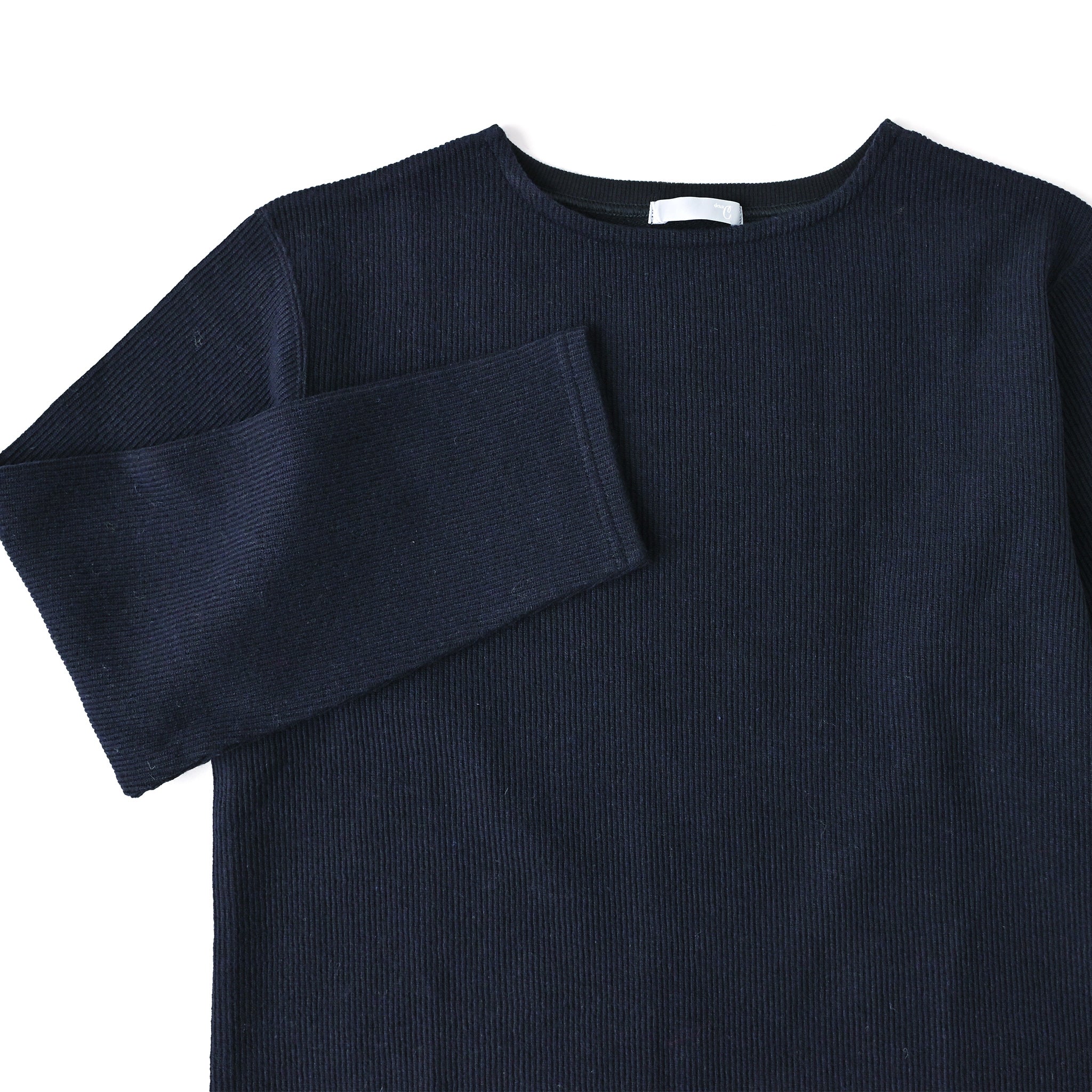 クォーターコンビプルオーバー 長袖